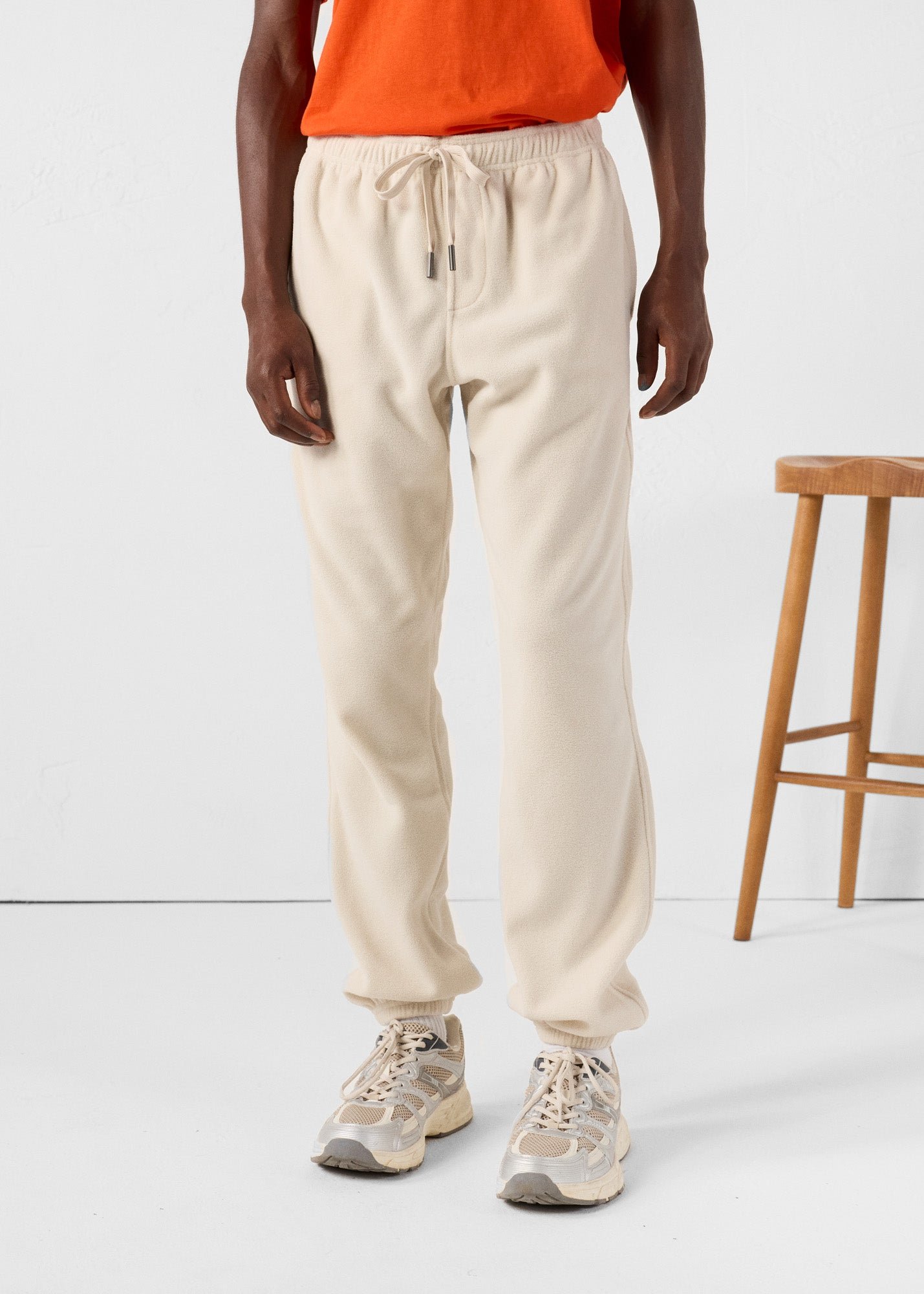 Damian fleece pants JOTT White