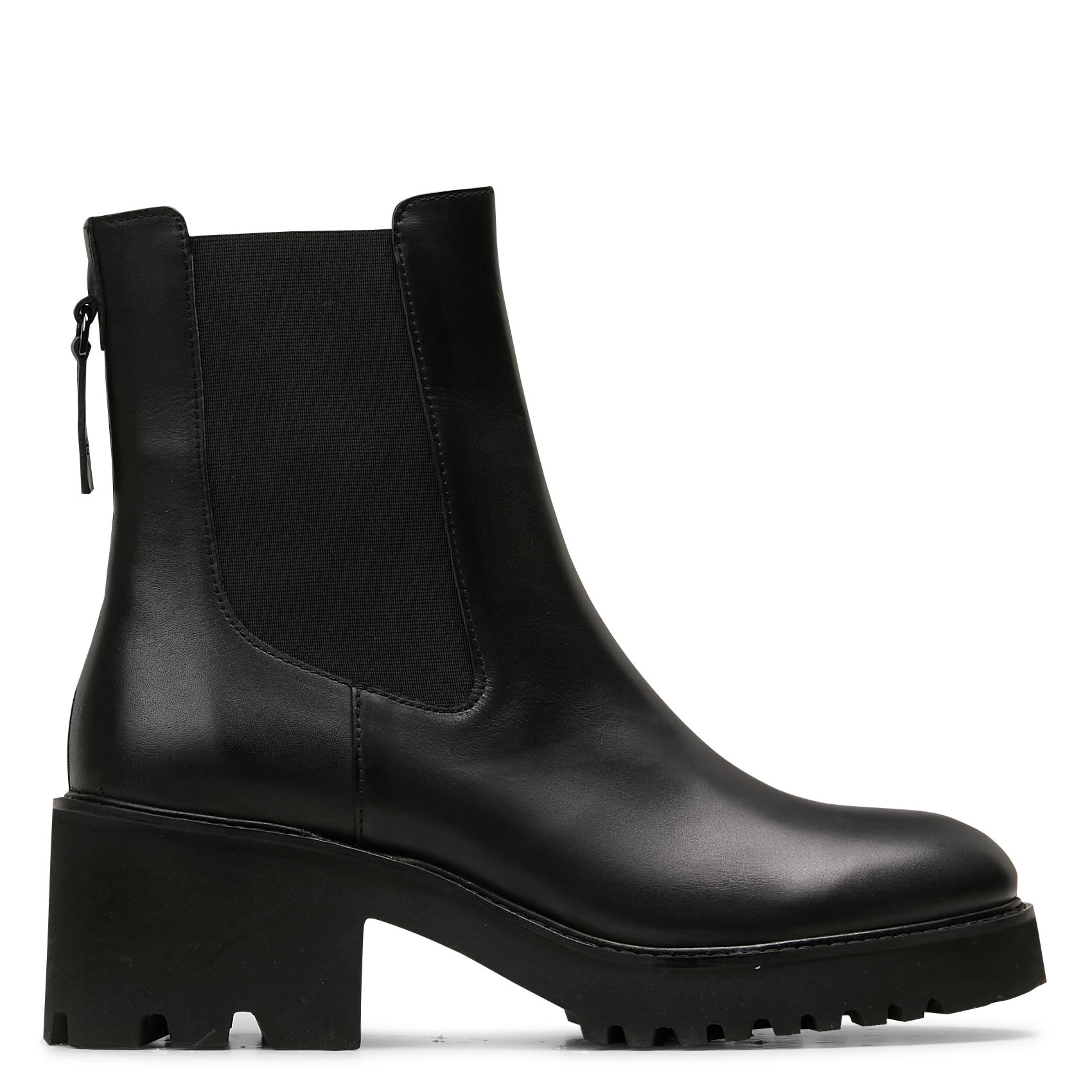 Bottines à talons en cuir MELLOW YELLOW Noir