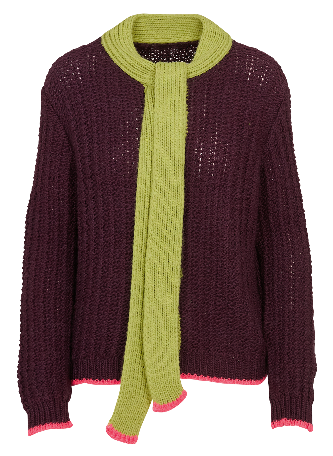 Gilet oversize col rond DR BLOOM Violet