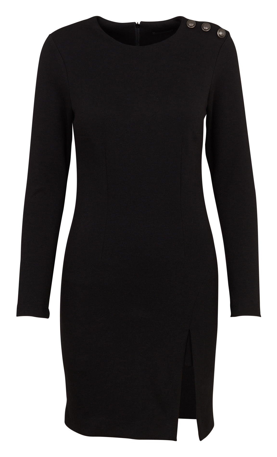 Robe courte col rond IKKS Black