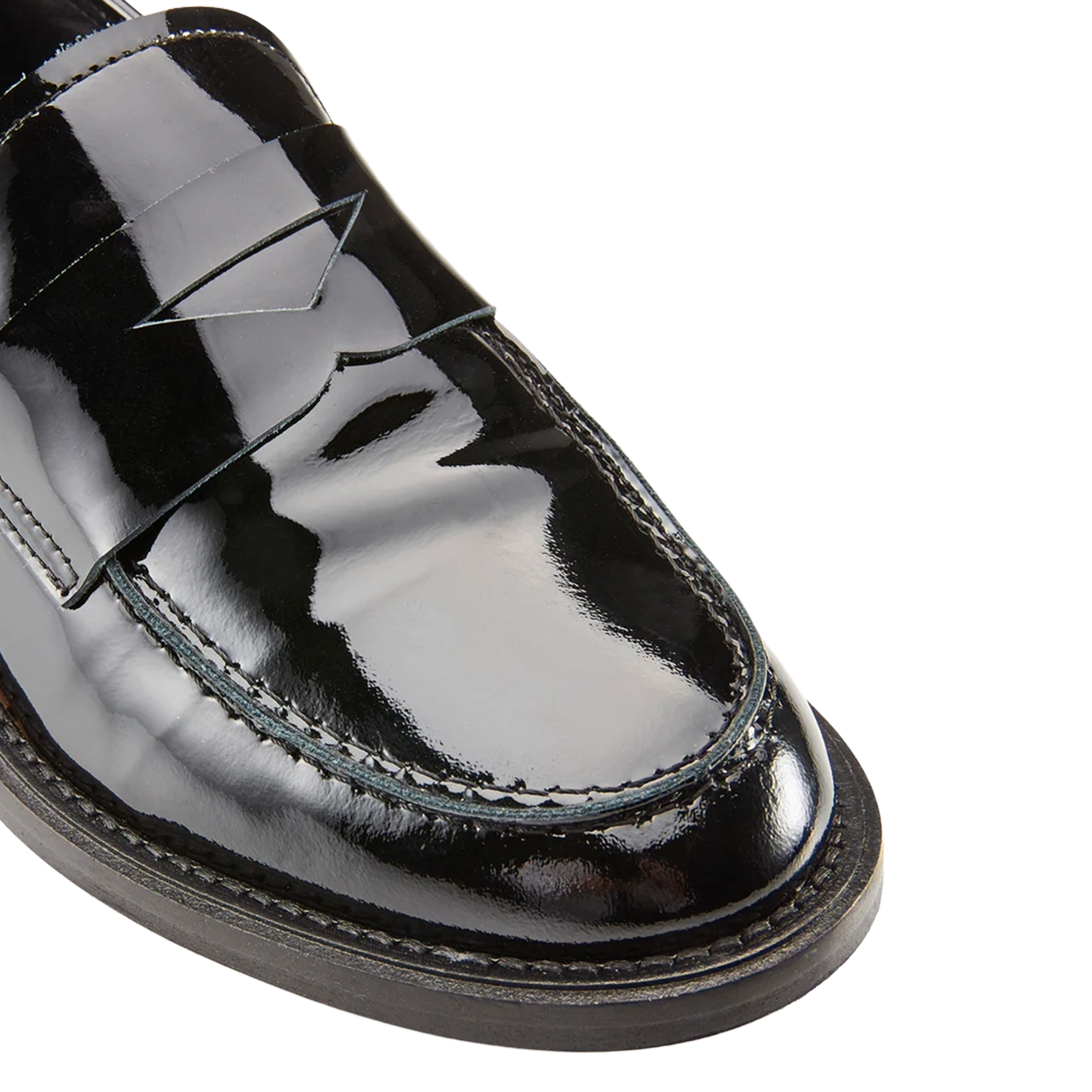 Lakleren mocassins COSMOPARIS Zwart