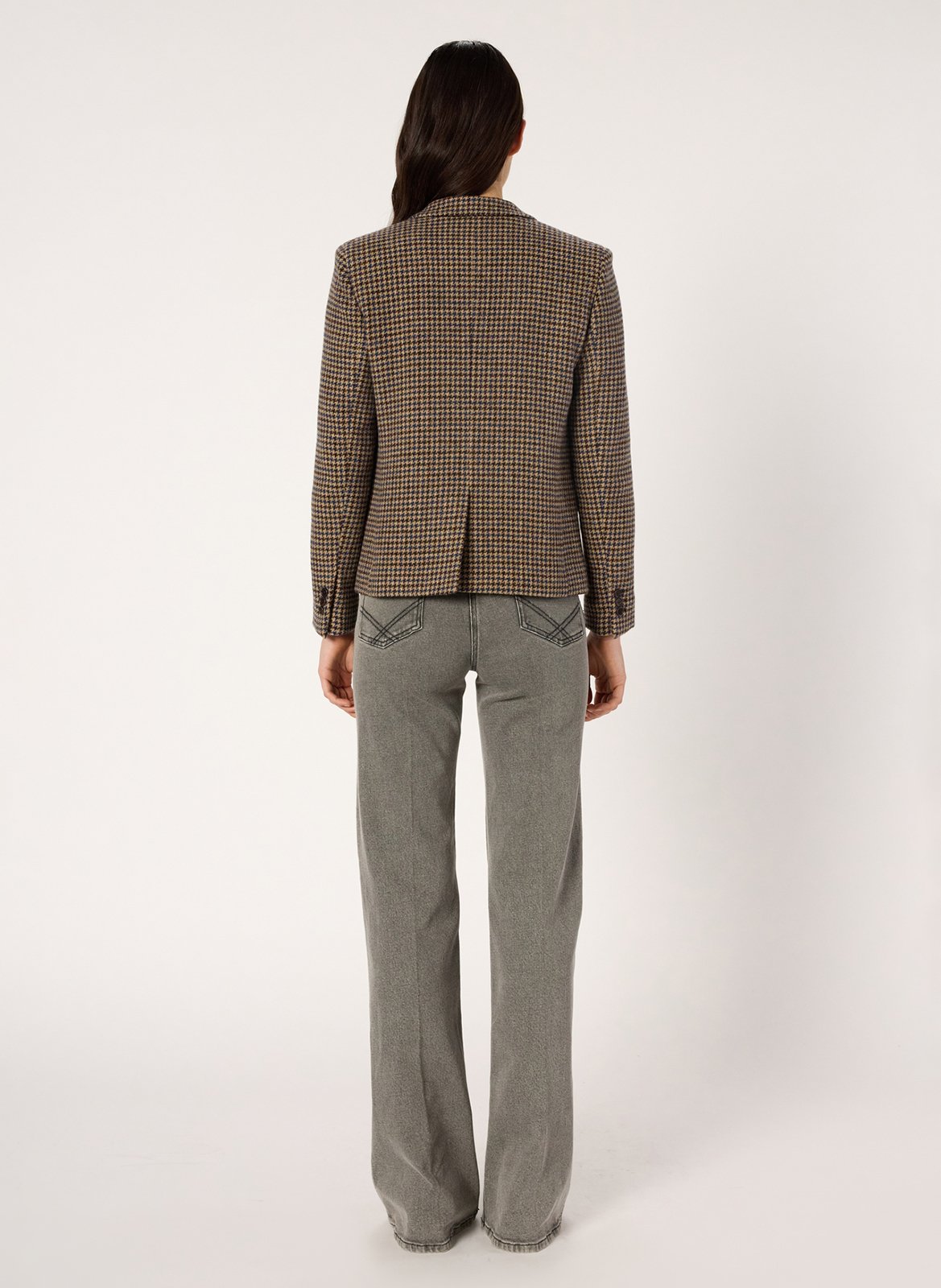 Veste de tailleur ajustée en laine  GERARD DAREL Beige