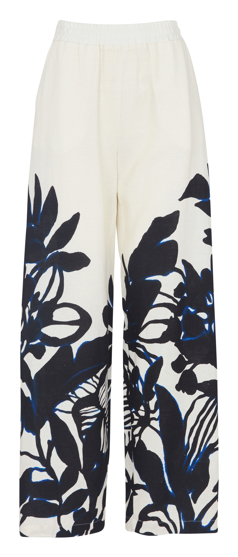 Pantalon large imprimé LA FEE MARABOUTEE Noir