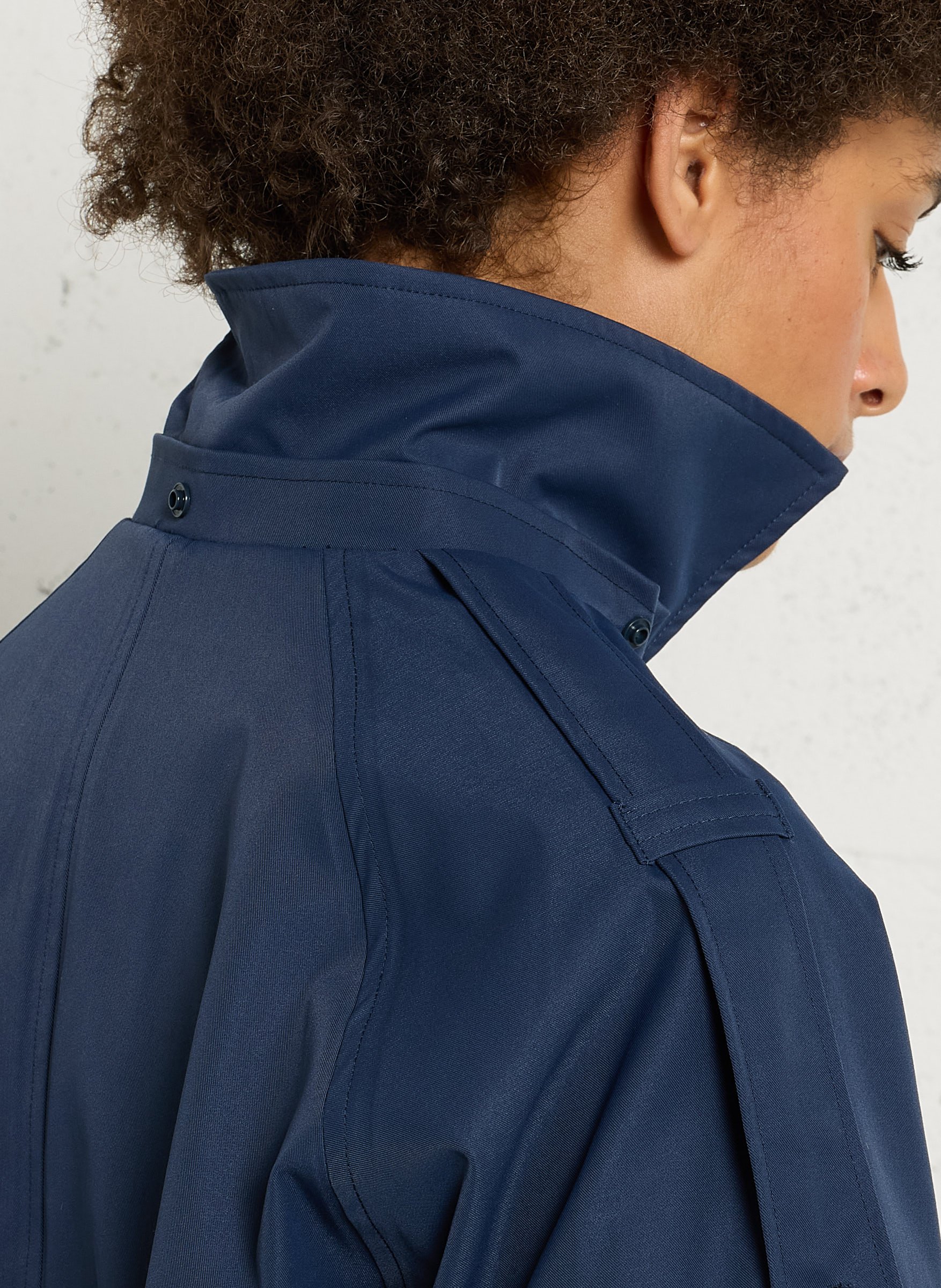 Loose-fit jacket with hood FLOTTE Blue