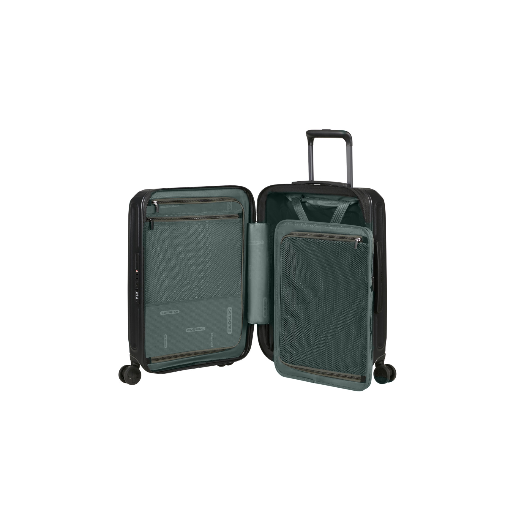 2wander 4-wheel carry-on suitcase size S SAMSONITE Black