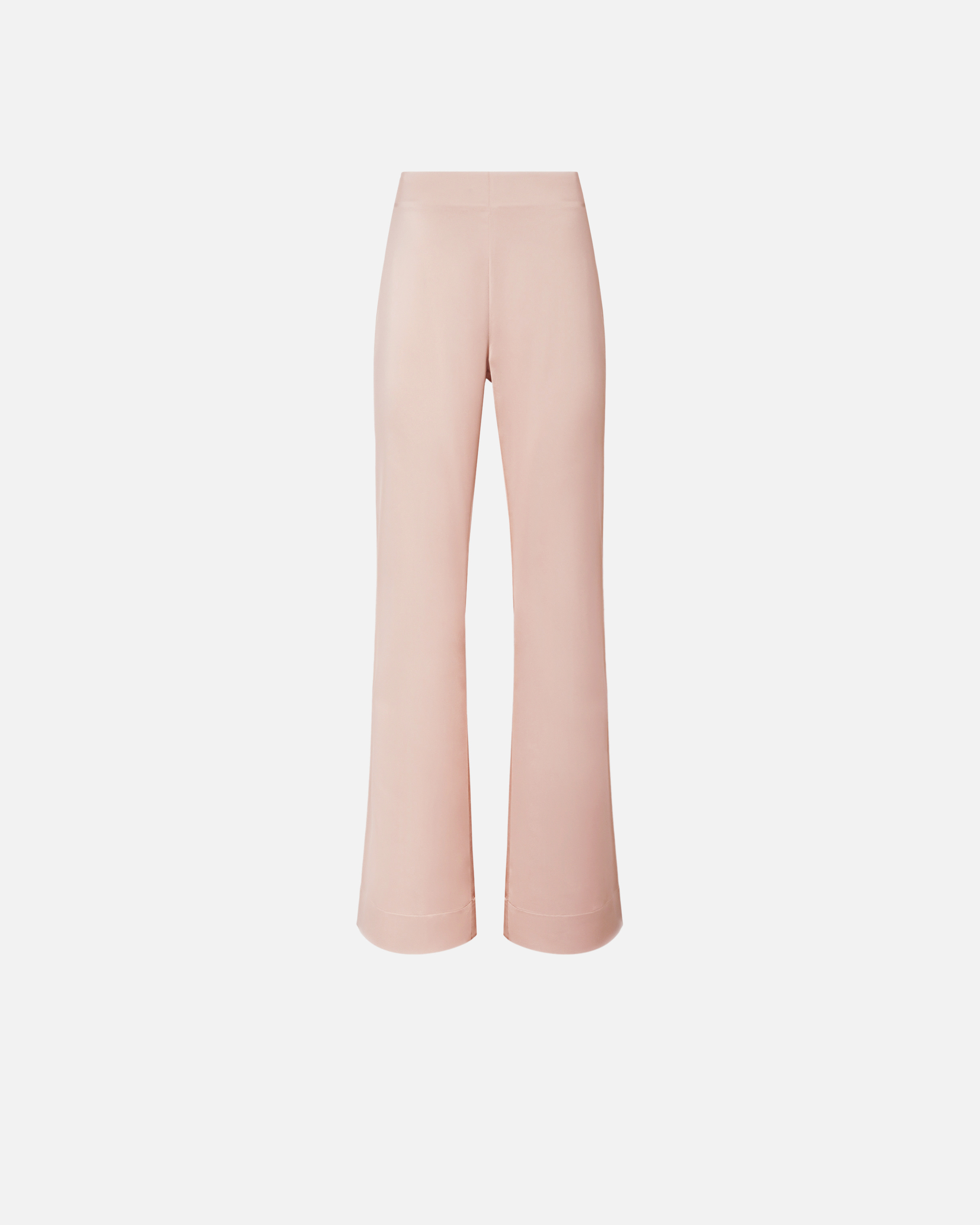 Pantalon évasé en satin PINKO Rose