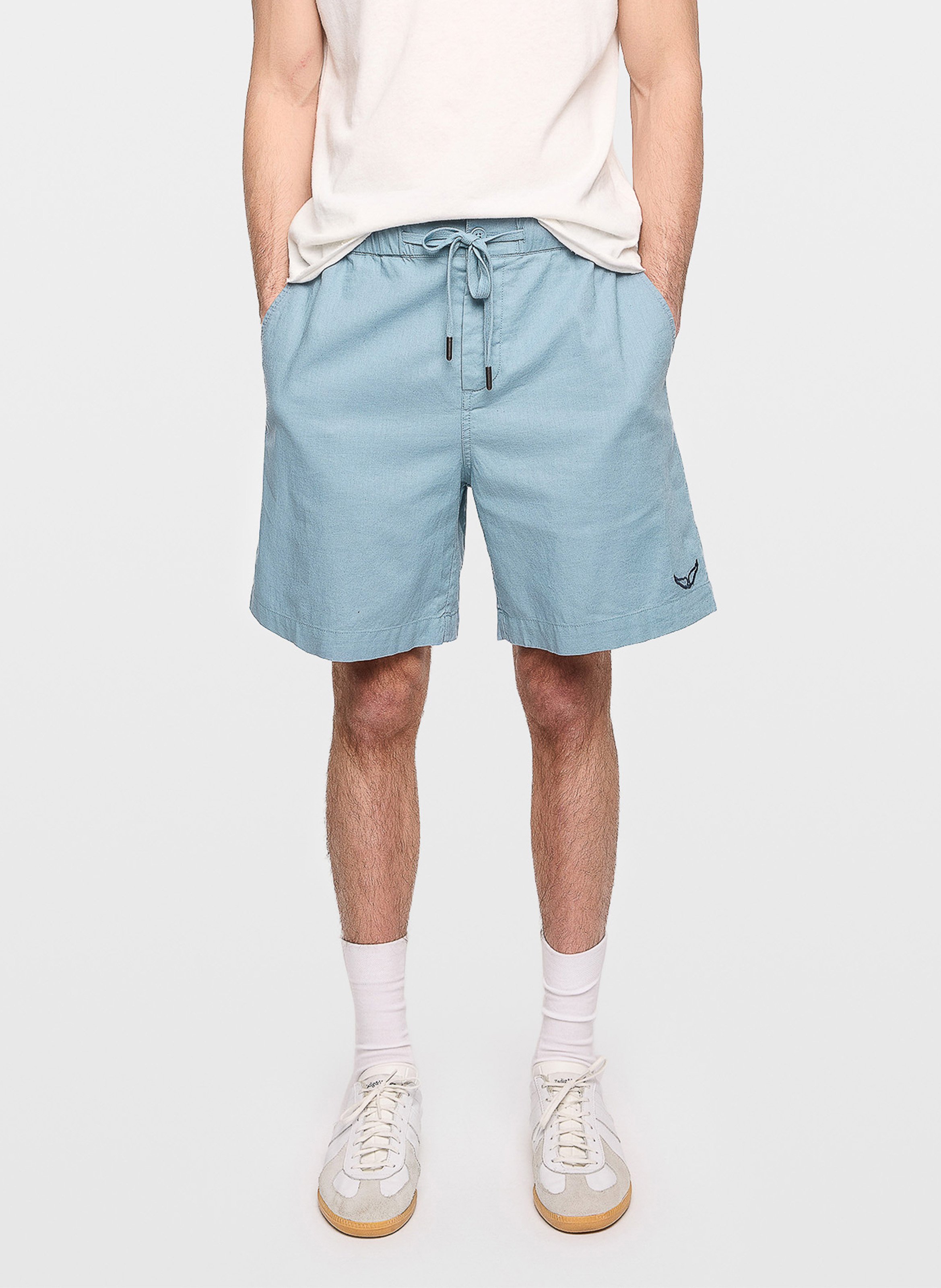 Grote bermuda van linnen en katoen ZADIG&VOLTAIRE Blauw