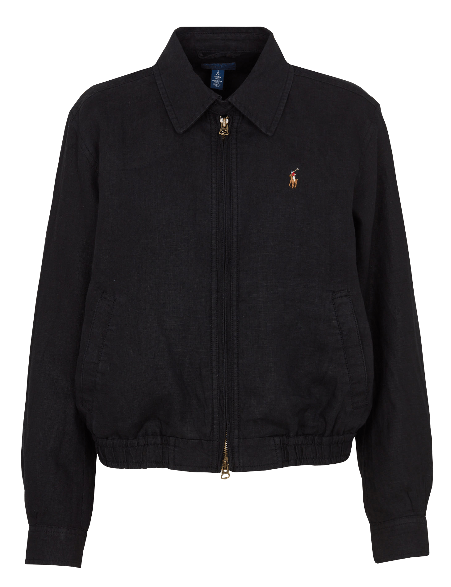 Gerader Blouson mit klassischem Kragen aus Leinen POLO RALPH LAUREN
