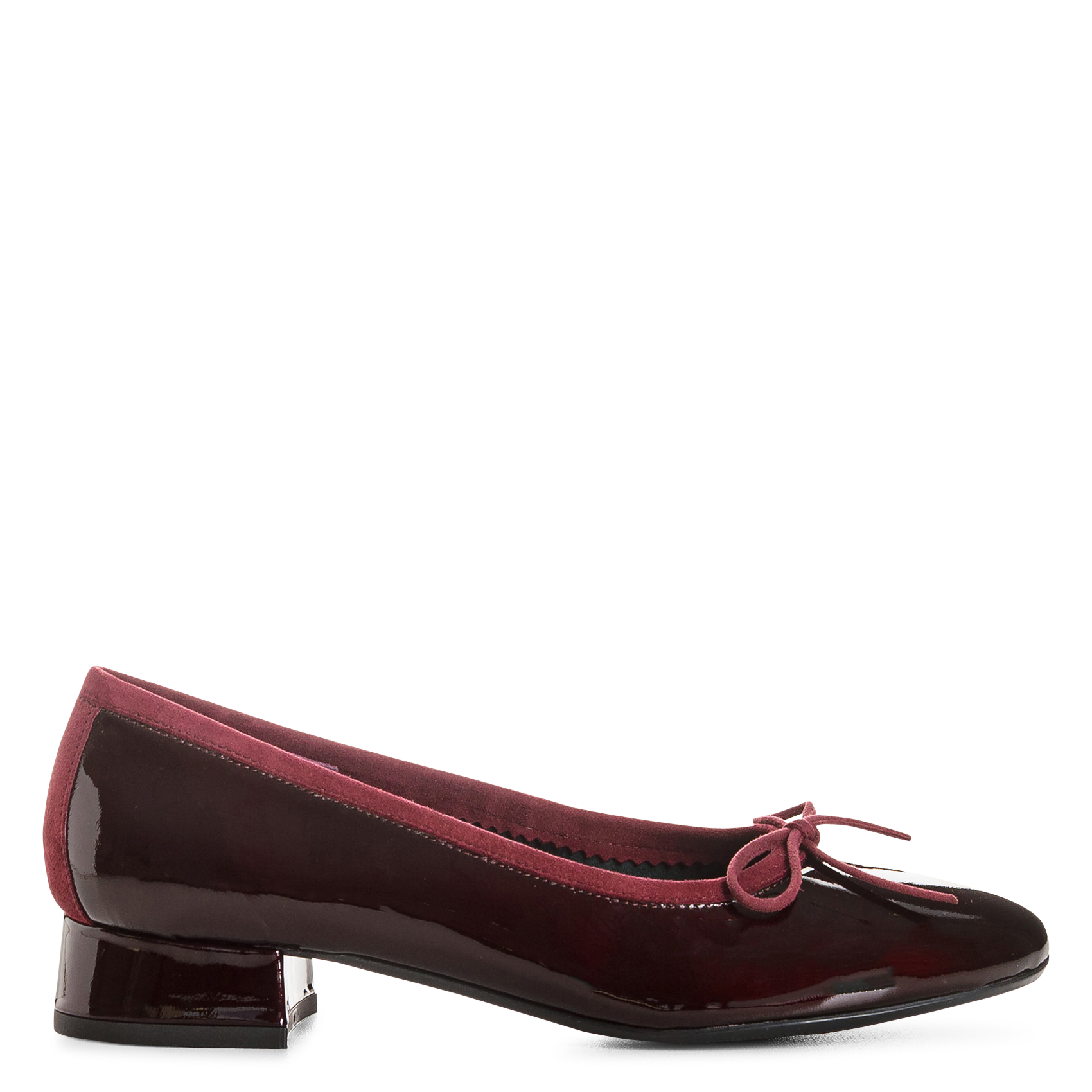 Lili patent leather ballet pumps REQINS Red