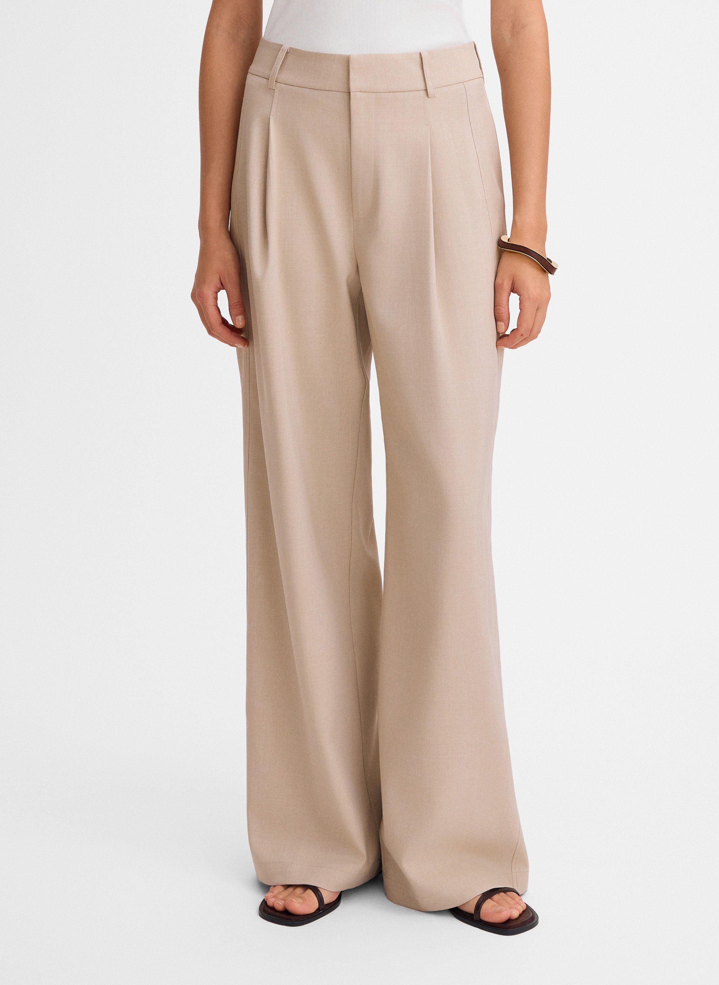 Weite Hose SIMORRA Beige
