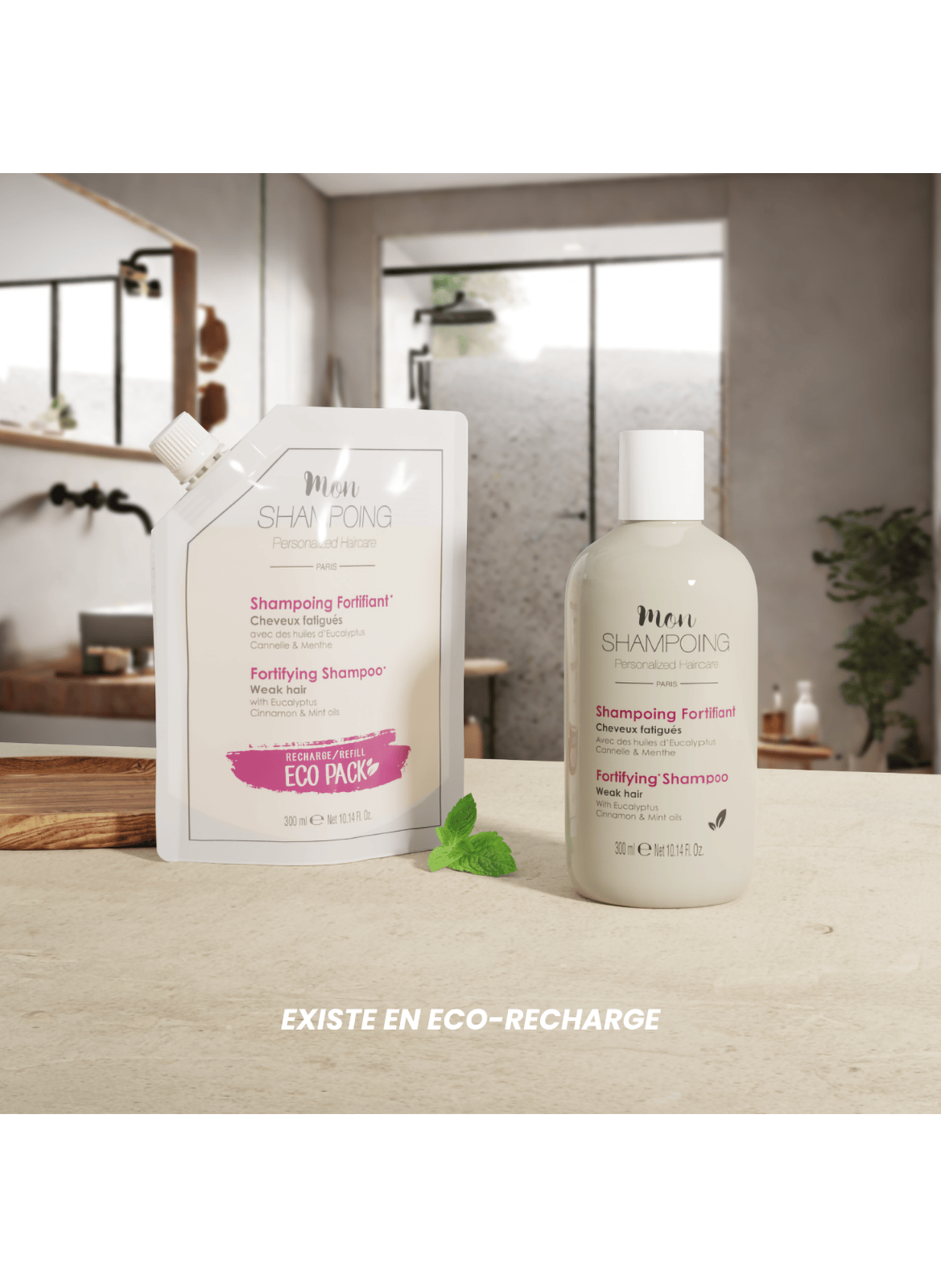 Natural Anti-Hair Loss Fortifying Shampoo MON SHAMPOING No color