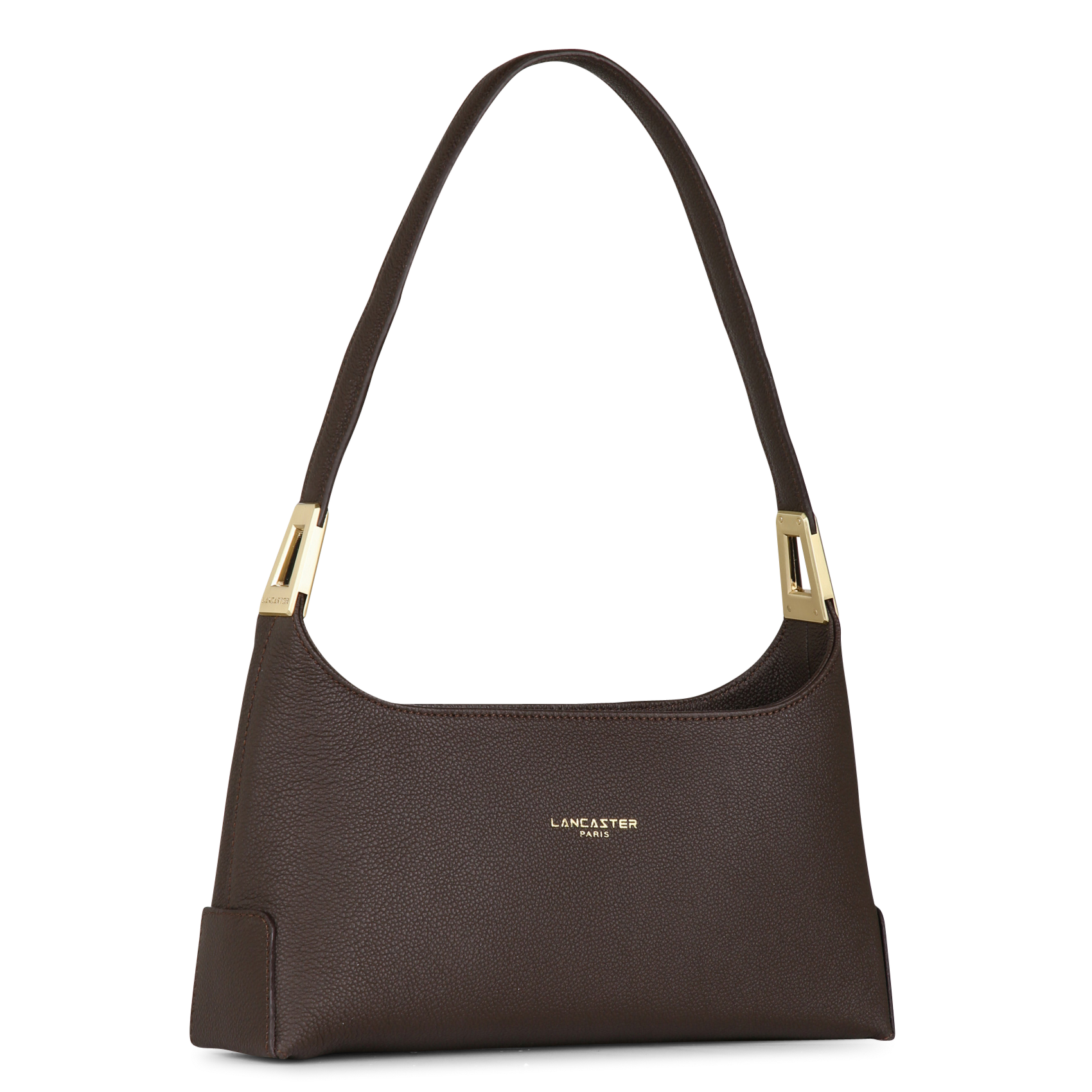 Rectangular Taurillon leather bag LANCASTER PARIS Brown