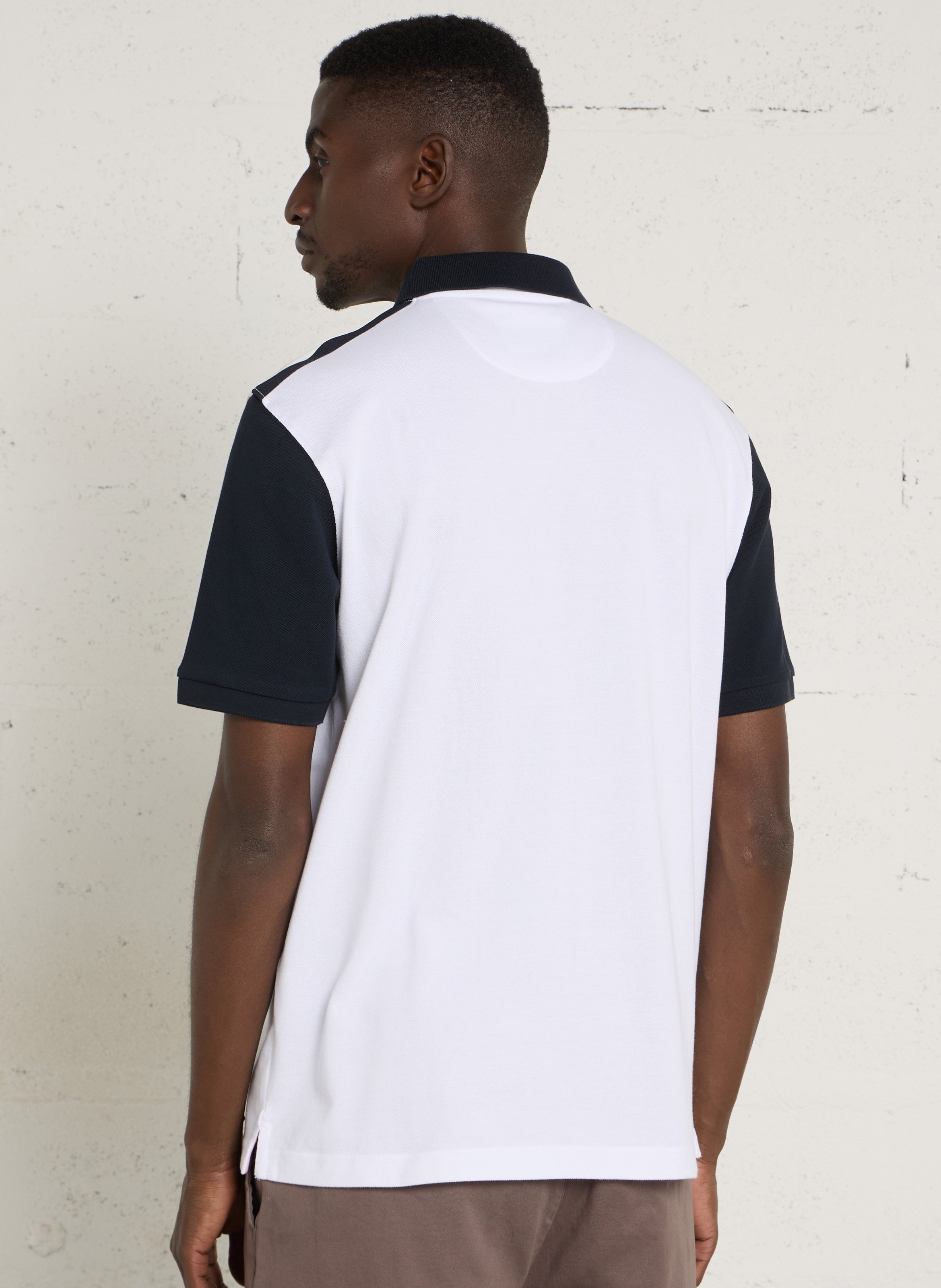 Polo manches courtes en coton EDEN PARK Bleu