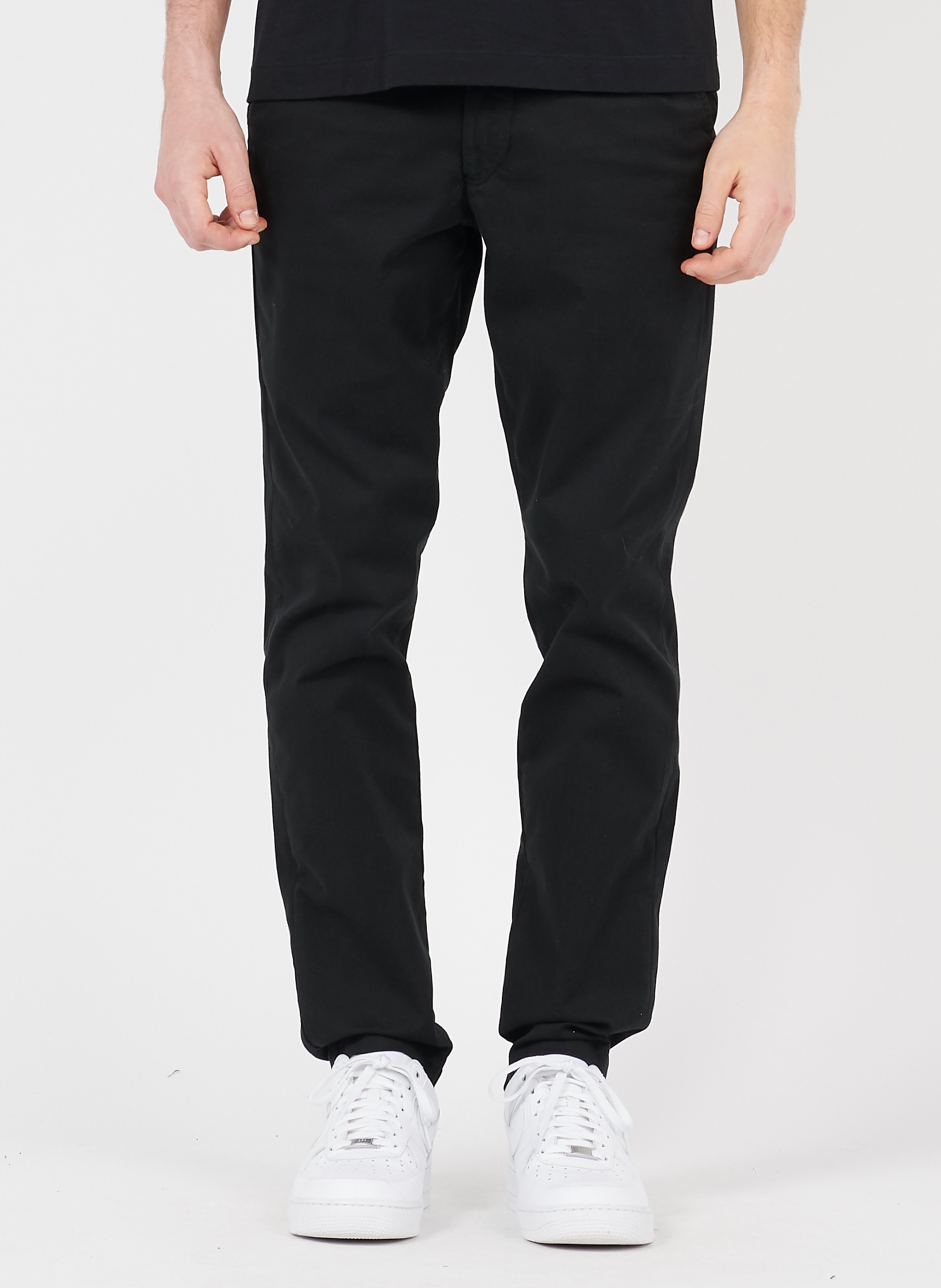 Pantalon slim en coton organique SELECTED