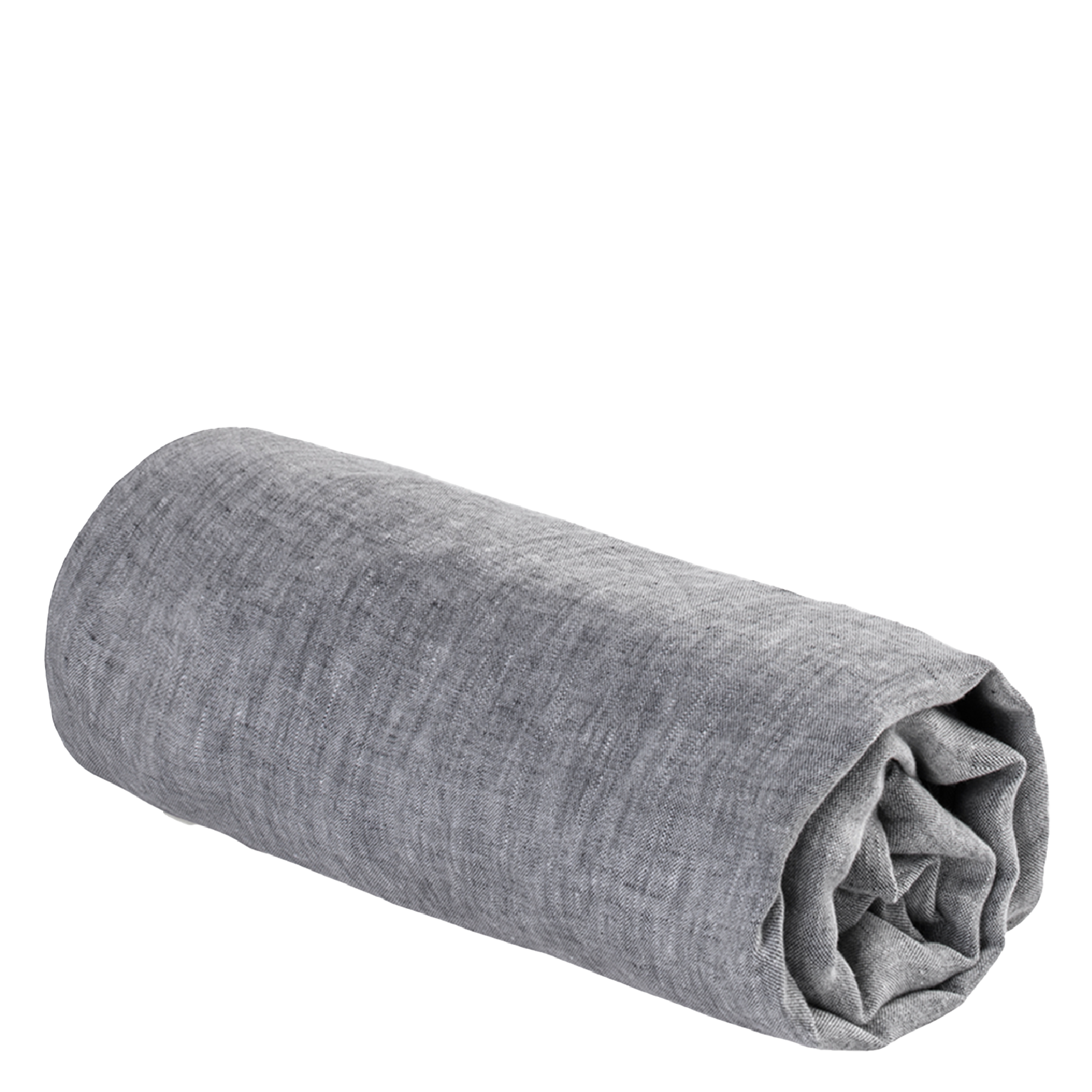 Spannbetttuch aus gewaschenem Leinen AU PRINTEMPS PARIS MAISON Grau