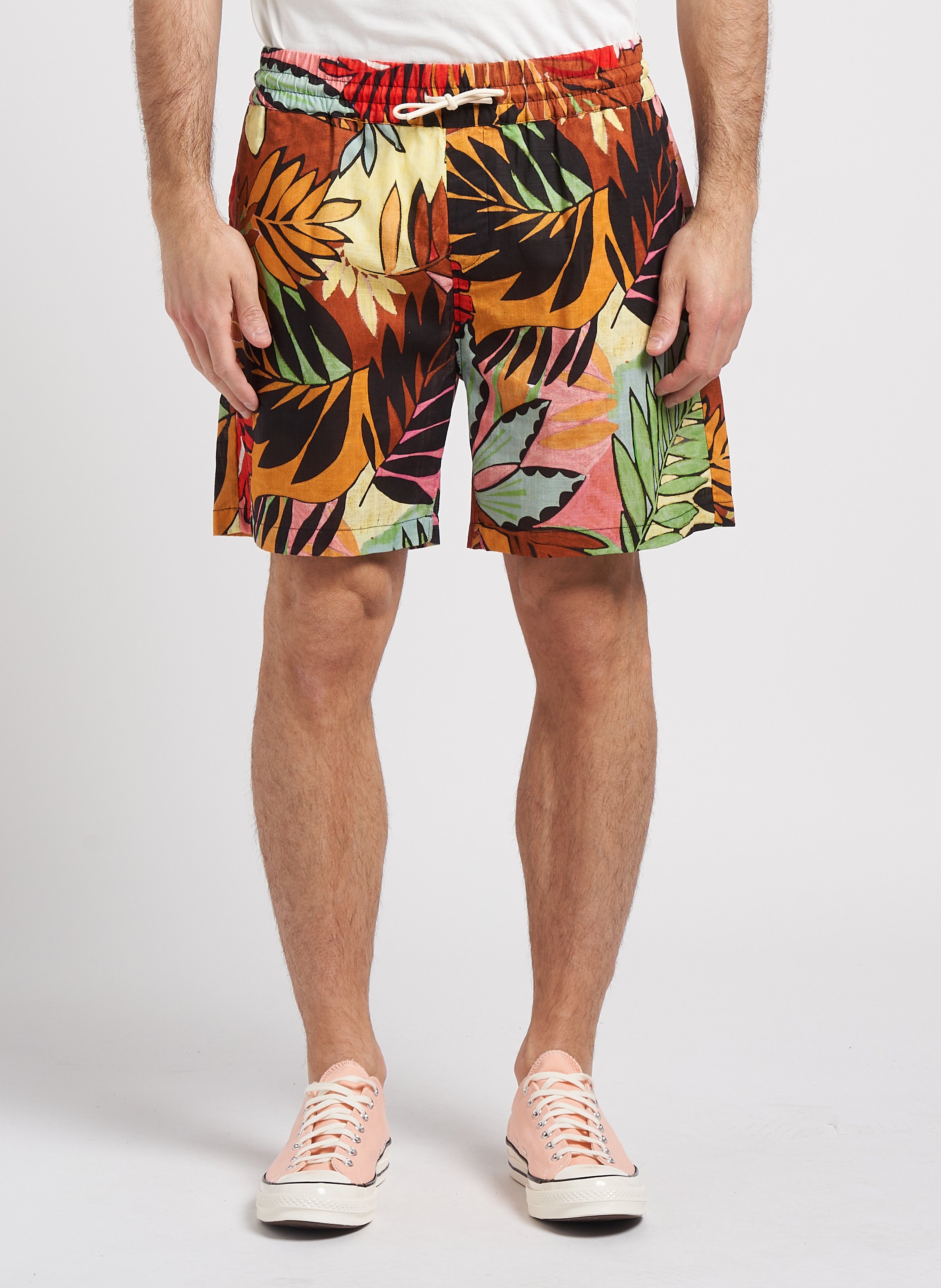 Weite Baumwollshorts PORTUGUESE FLANNEL Mehrfarbig