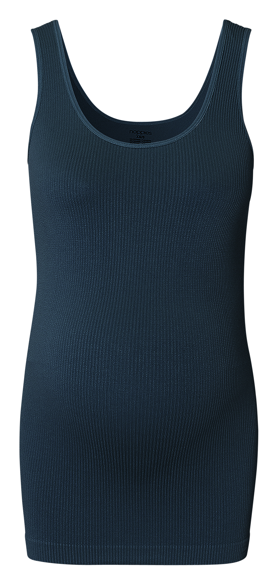 Zwangerschapstop van ribstof Blauw