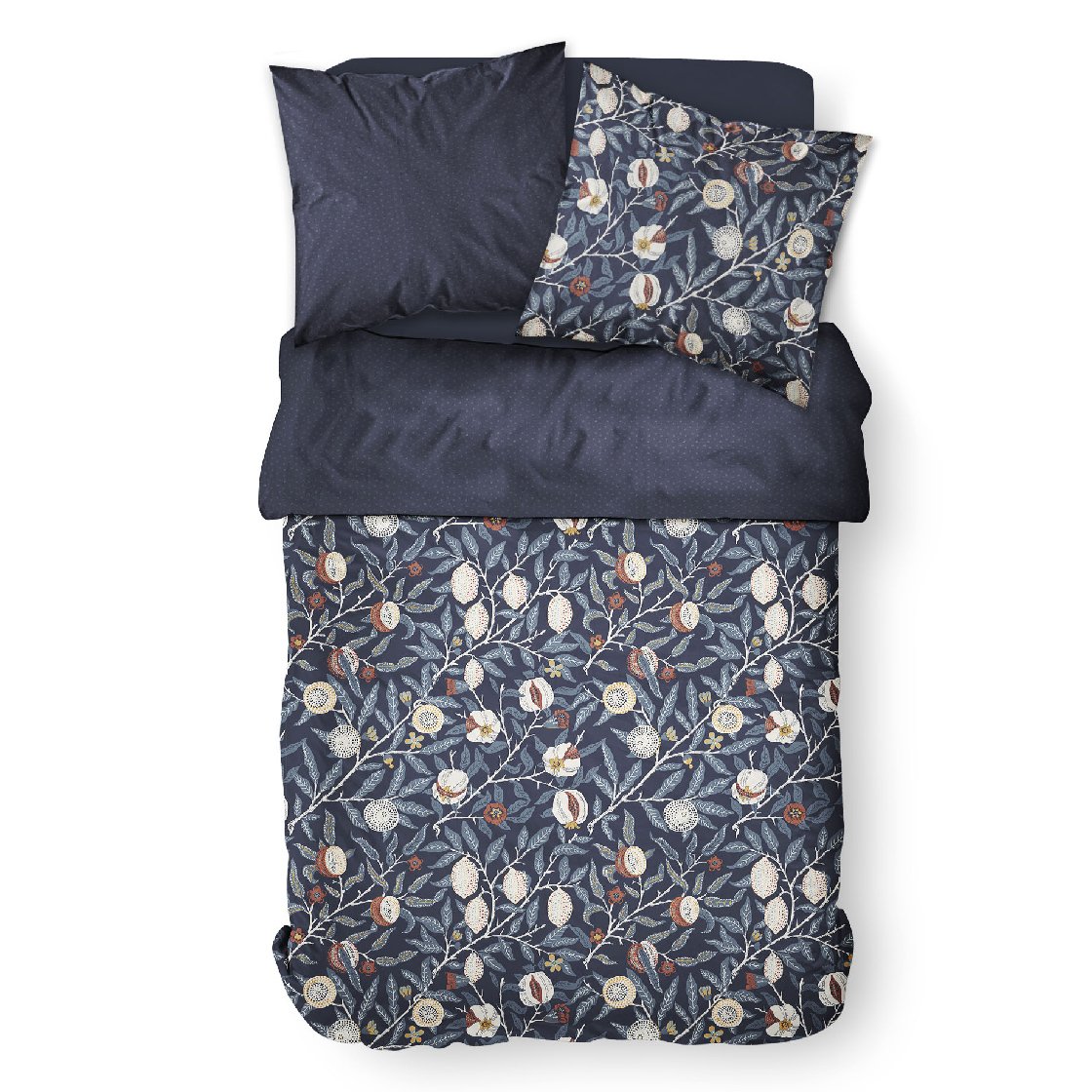 Printed cotton bedding set TODAY LINGE DE MAISON Blue