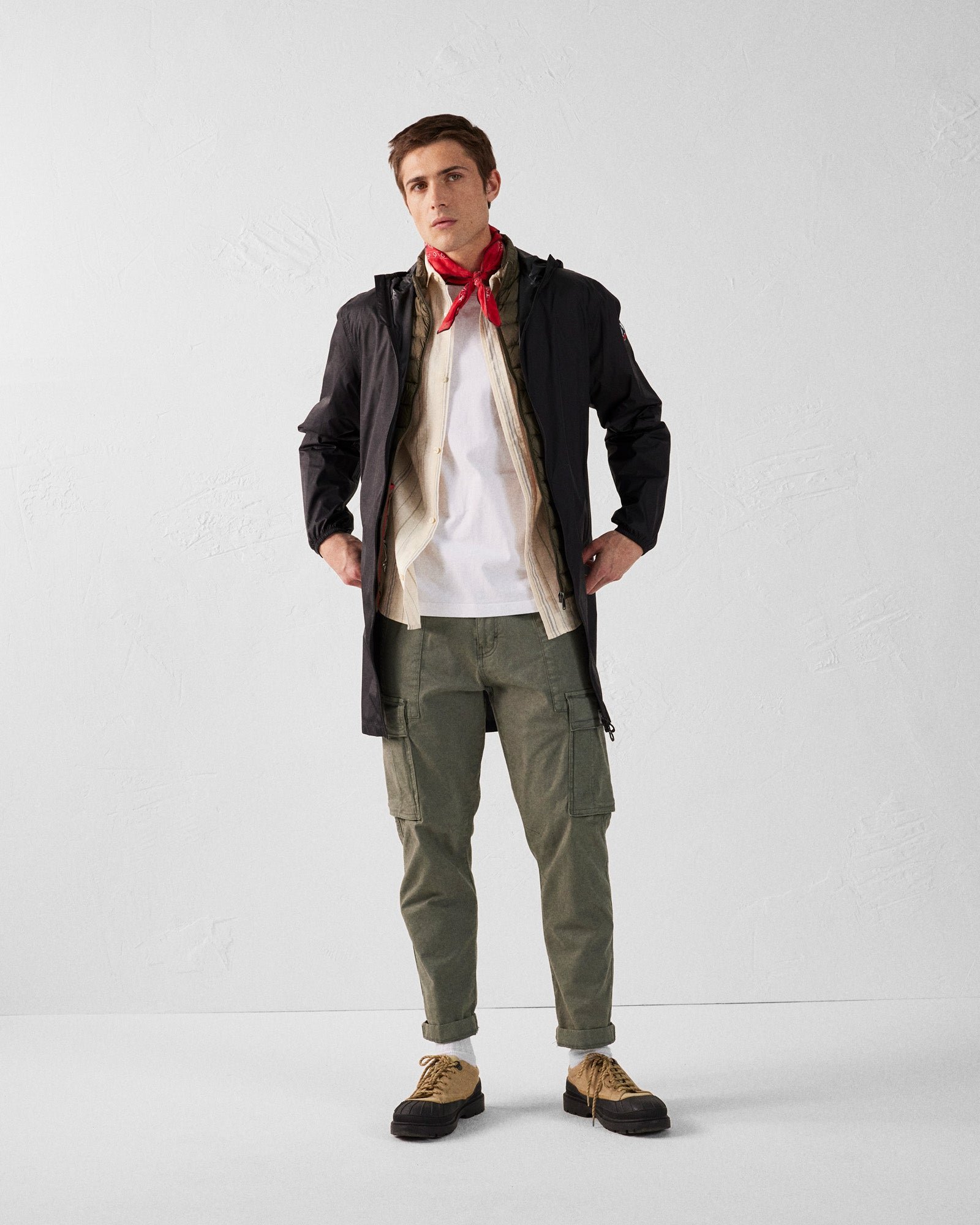 Sleeveless puffer jacket Tom JOTT Green