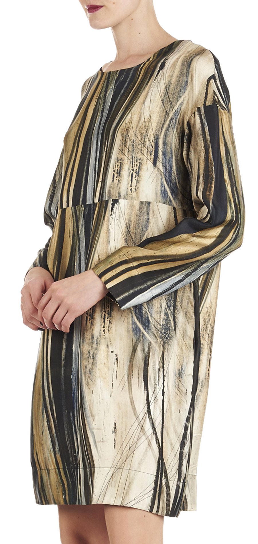 Silk dress MOMONI Green