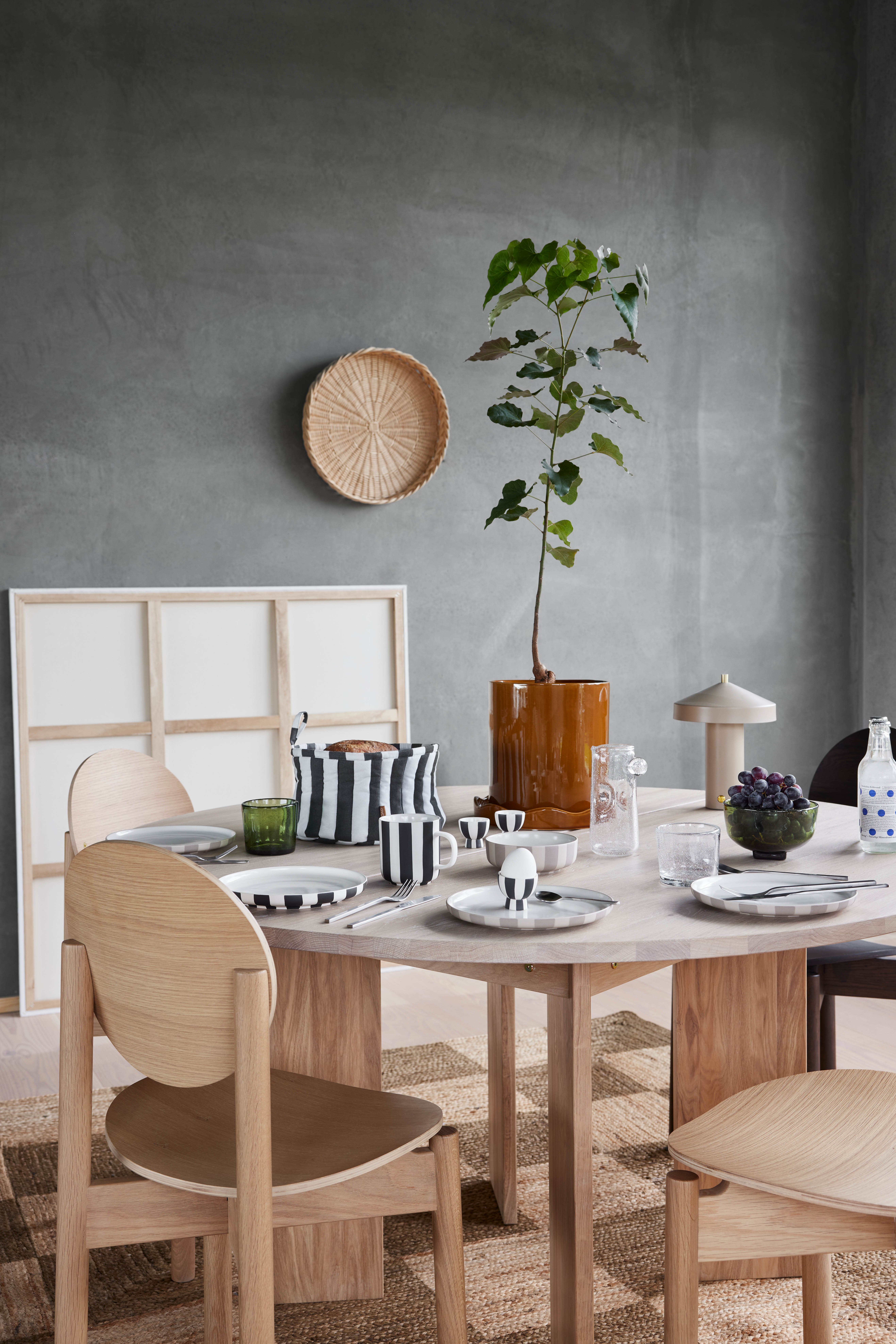 Corbeille à pain en coton OYOY LIVING DESIGN Noir