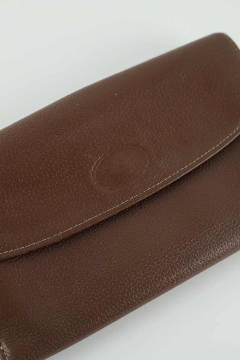 Babylon leather wallet LONGCHAMP - Seconde Main Brown