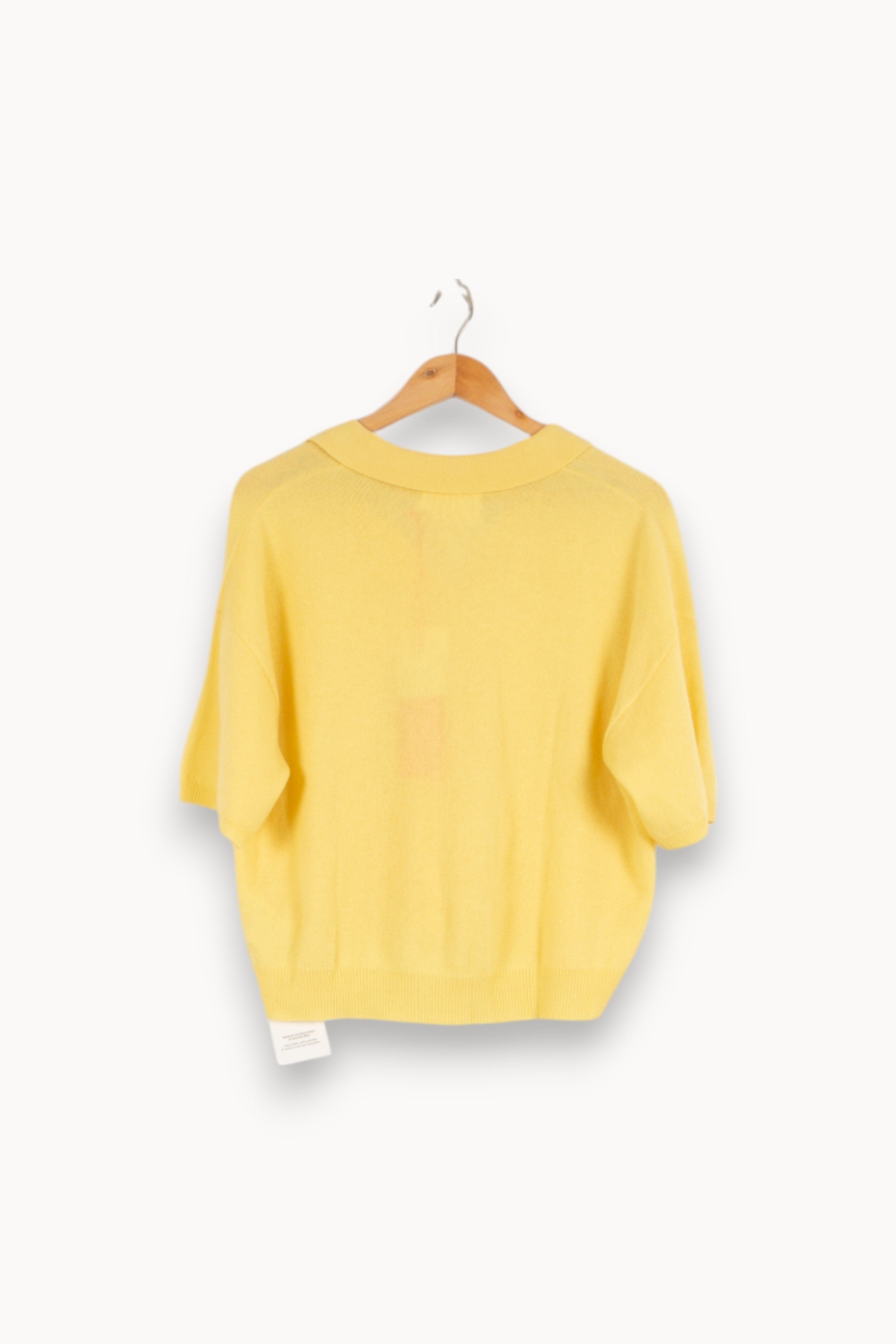 Tommy Badge T-shirt ABSOLUT CASHMERE - Seconde main Yellow