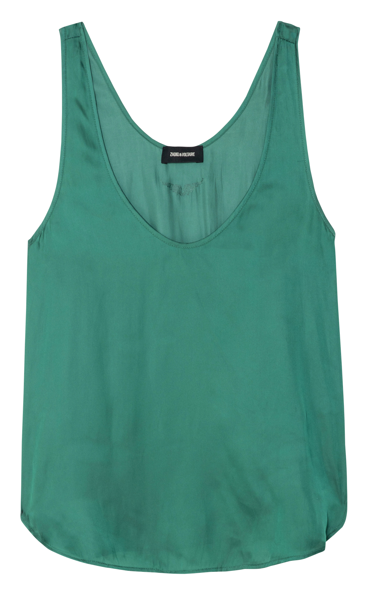 Top droit encolure ronde ZADIG&VOLTAIRE Vert