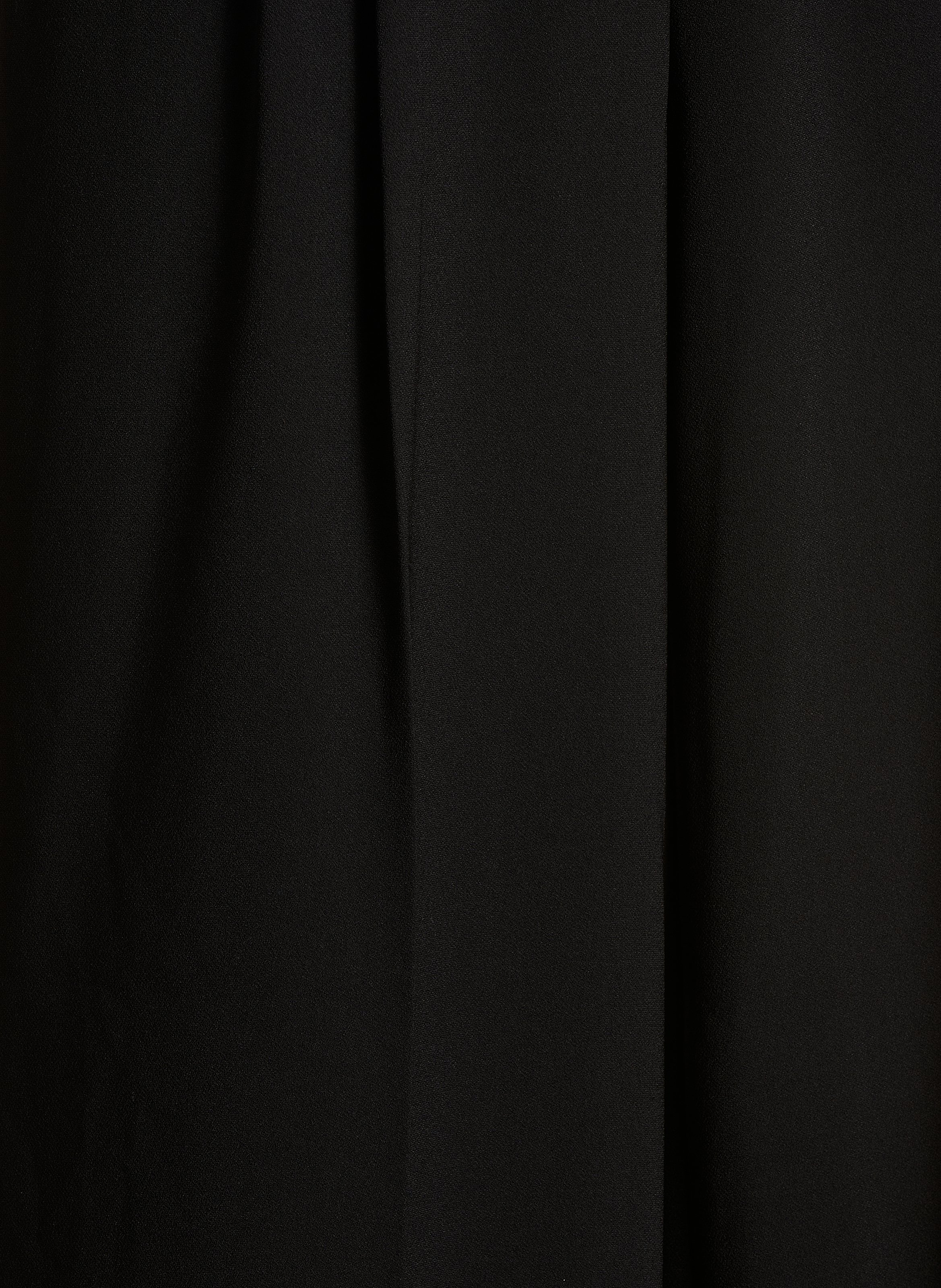 Azawood high-waisted wide-leg trousers LA FEE MARABOUTEE Black