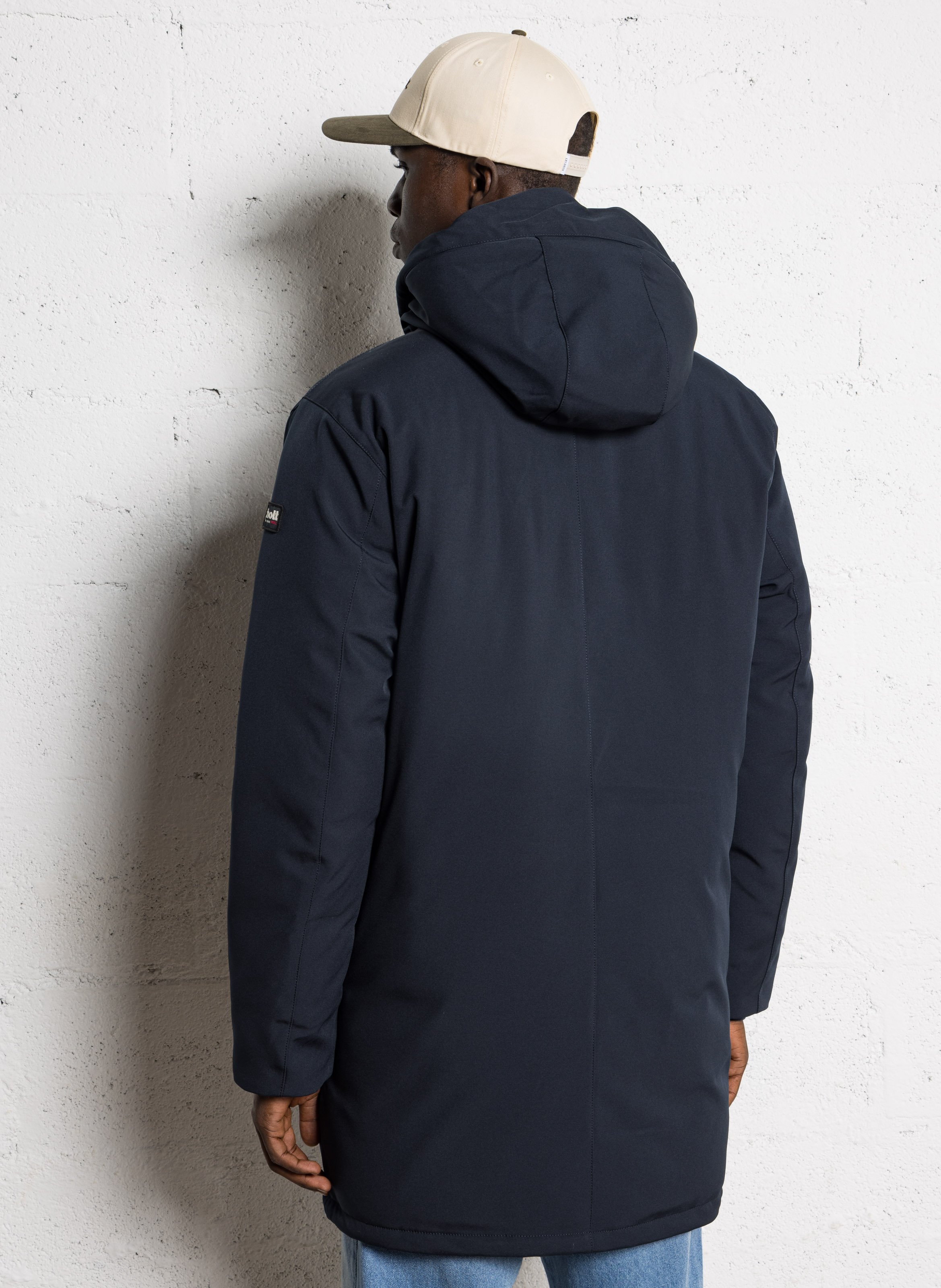 Manteau col montant SCHOTT Bleu