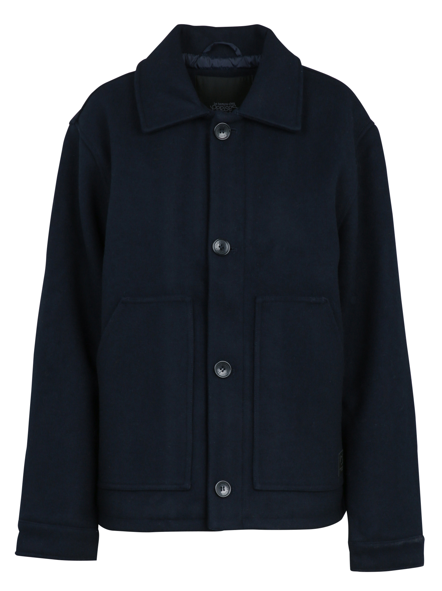 Cappotto gauffré oversize LE TEMPS DES CERISES Blu