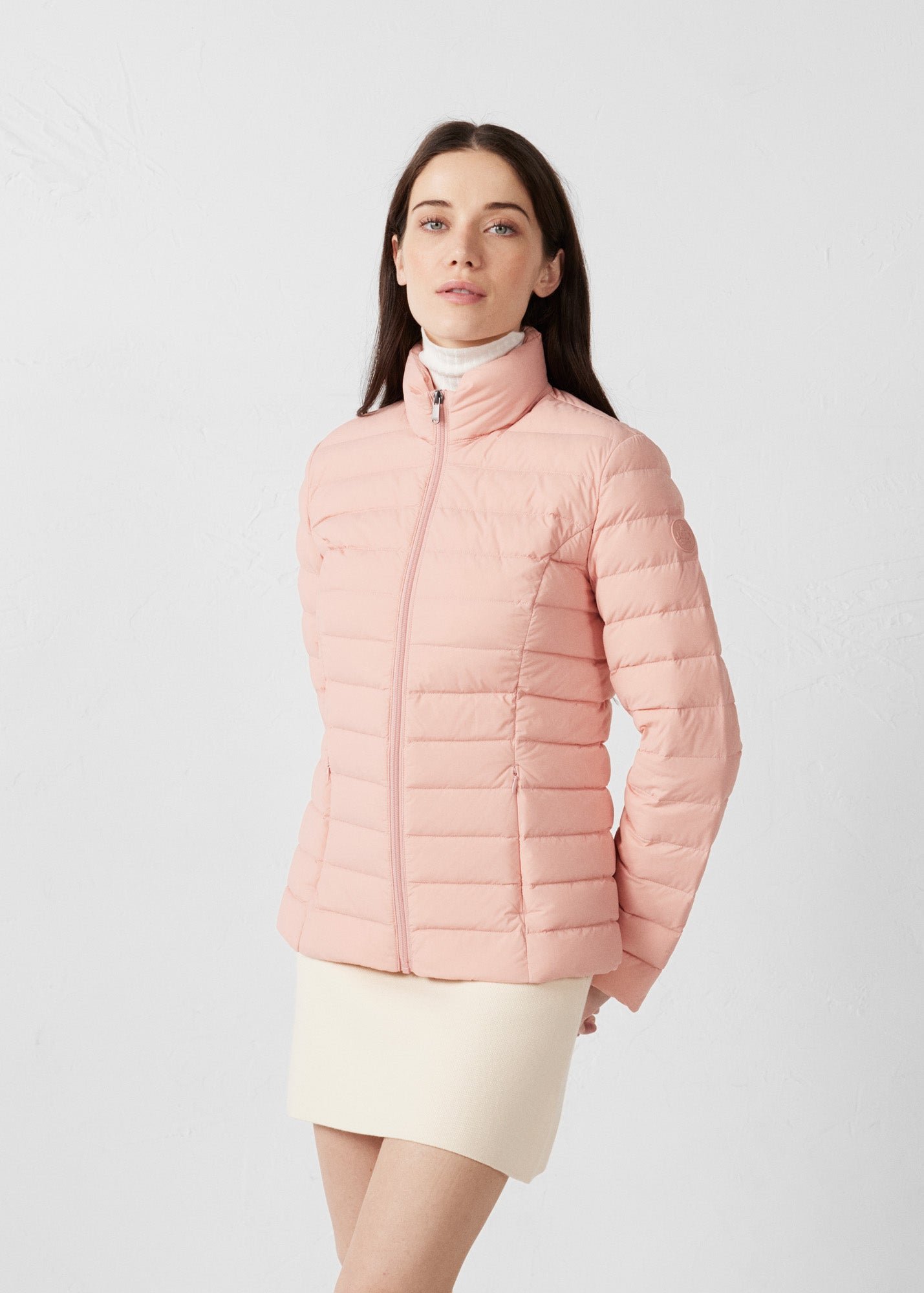 Lightweight stretch down jacket Maia JOTT Pink