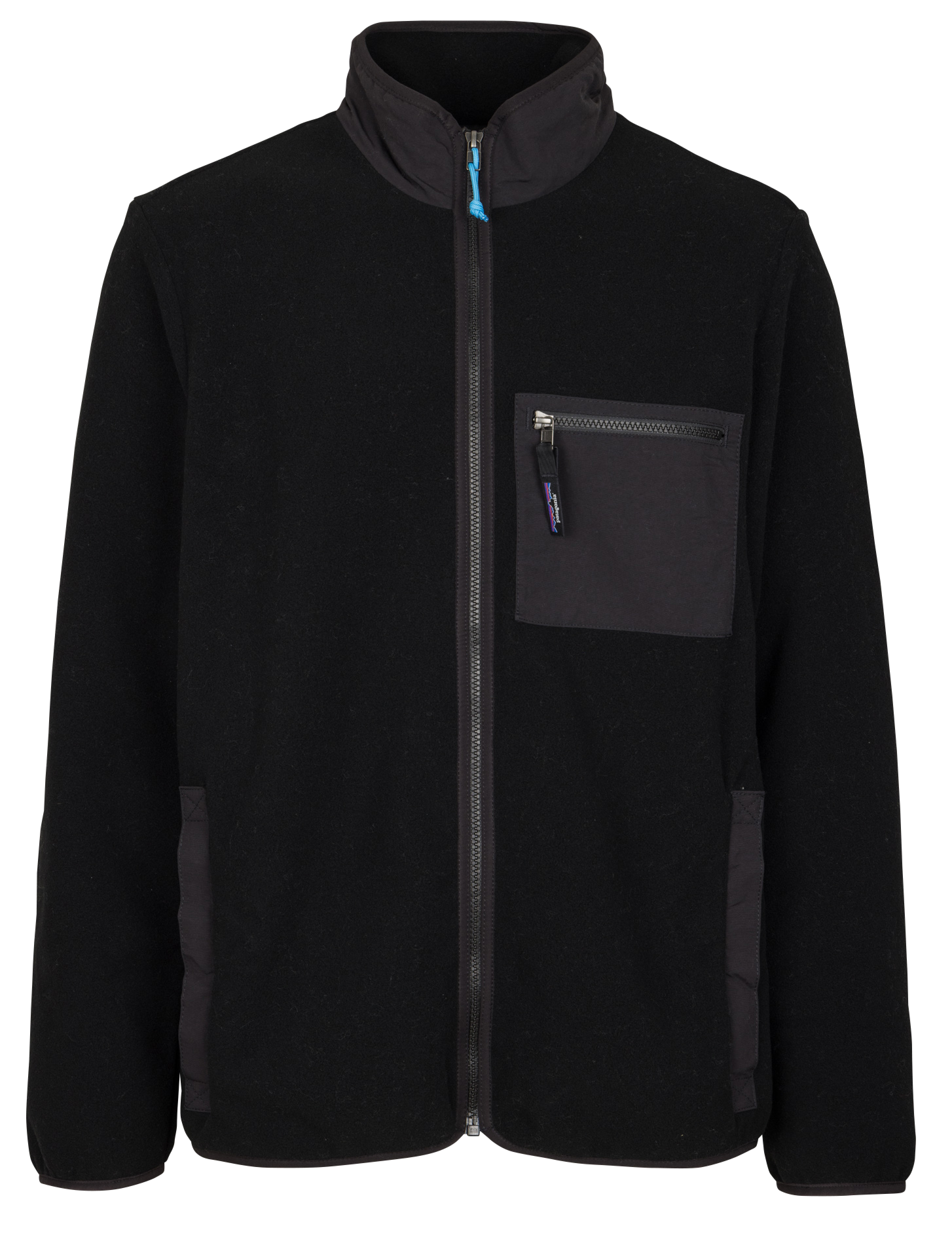 Veste polaire zippée col montant PATAGONIA Noir