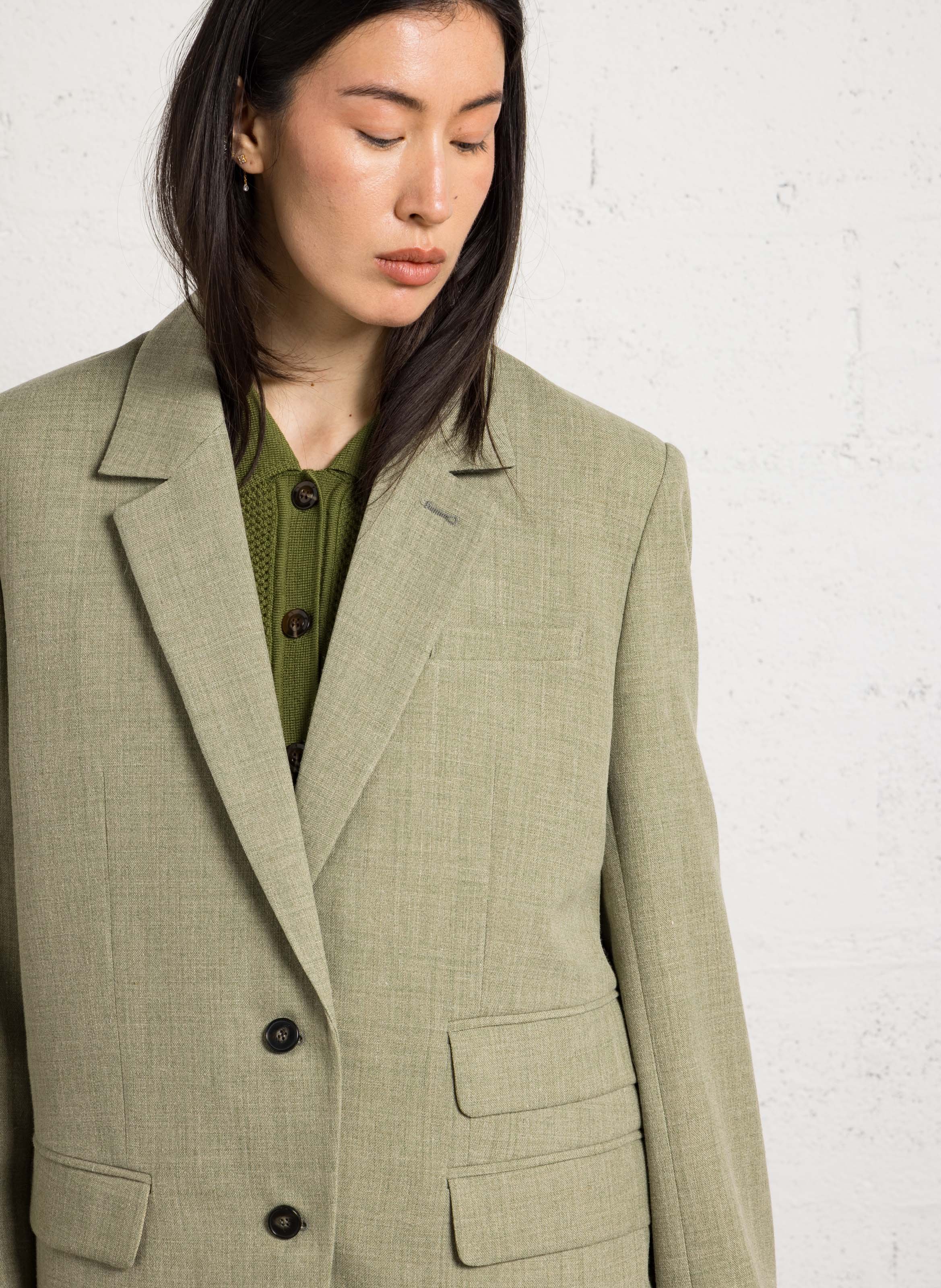 Veste col tailleur  SOEUR Marron