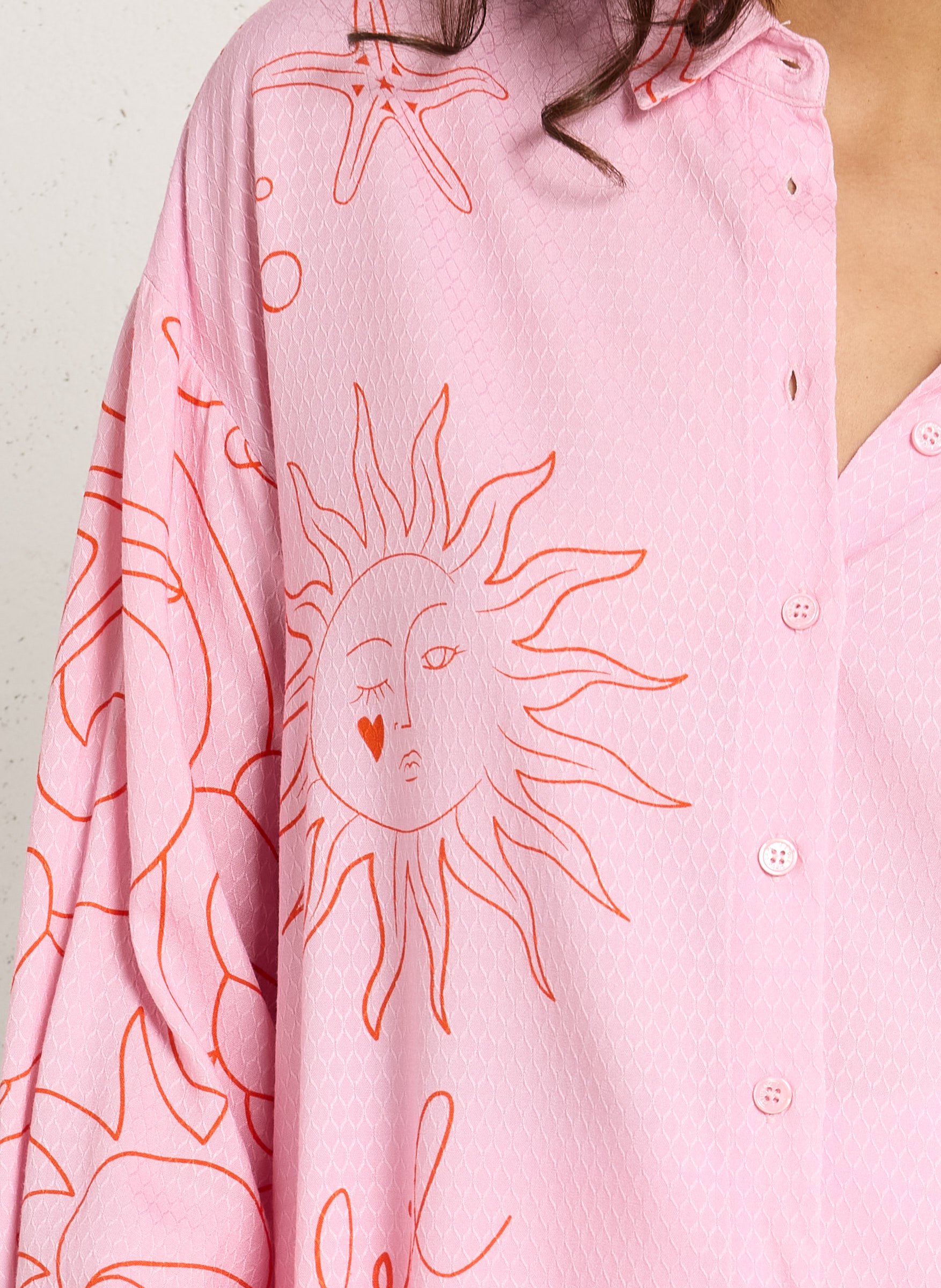 Chemise col classique  LA PETITE ETOILE Marron