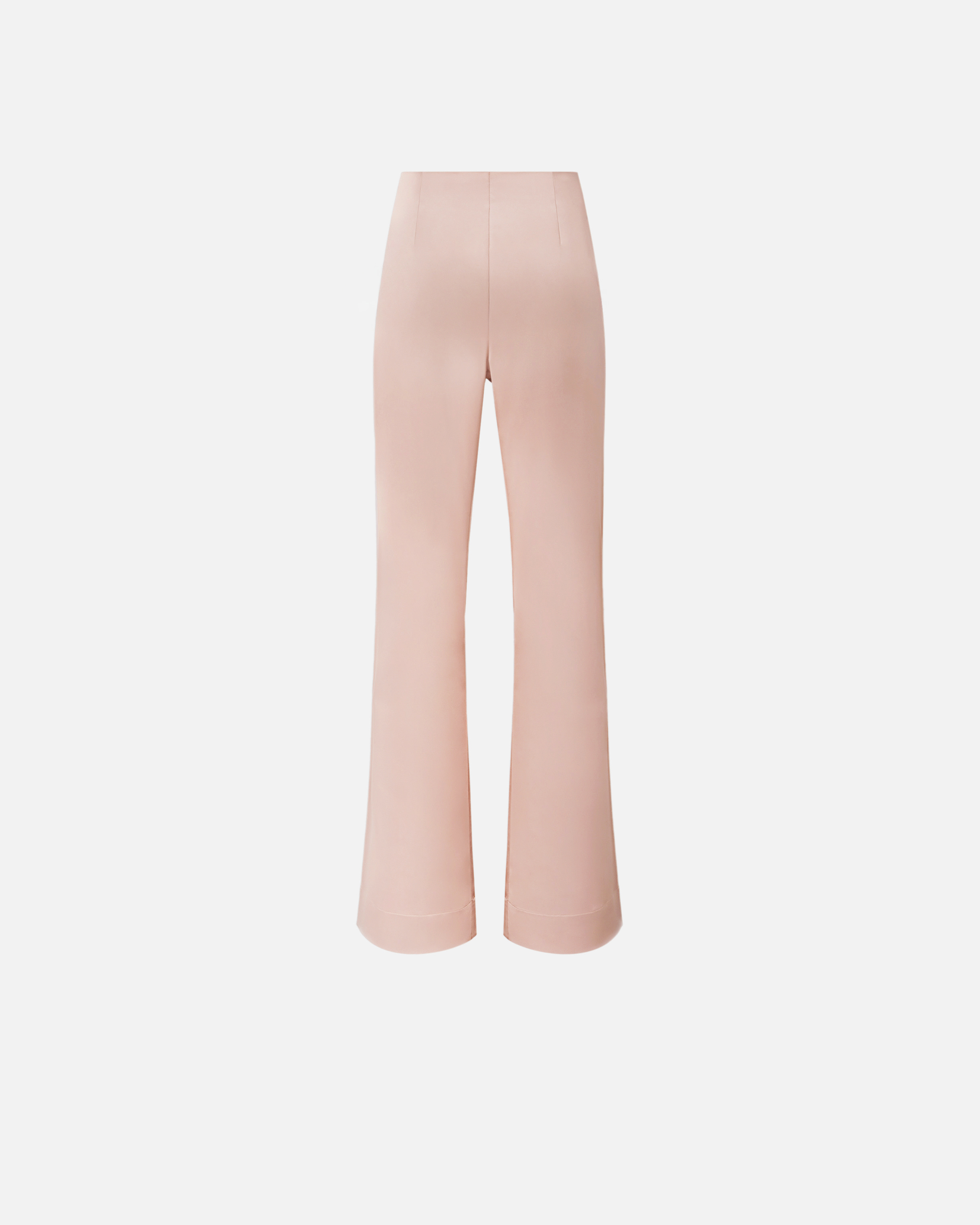 Pantalon évasé en satin PINKO Rose