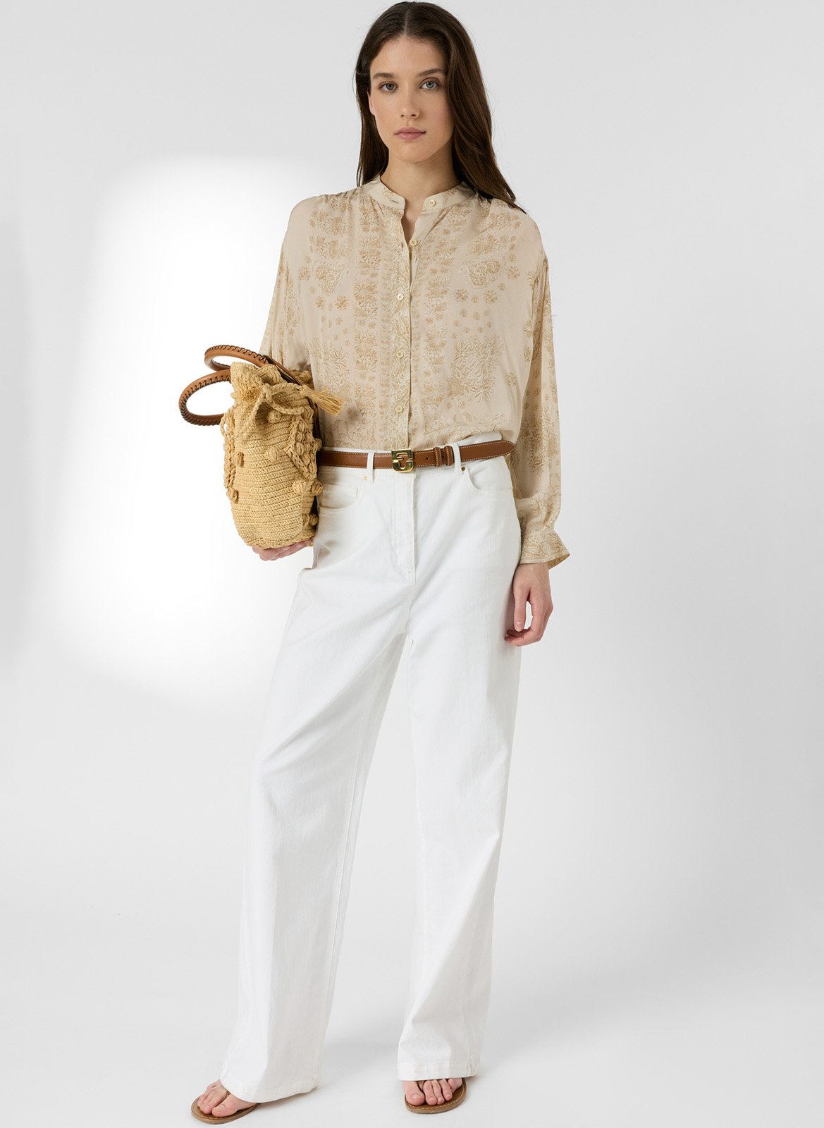 Printed straight shirt GERARD DAREL Red