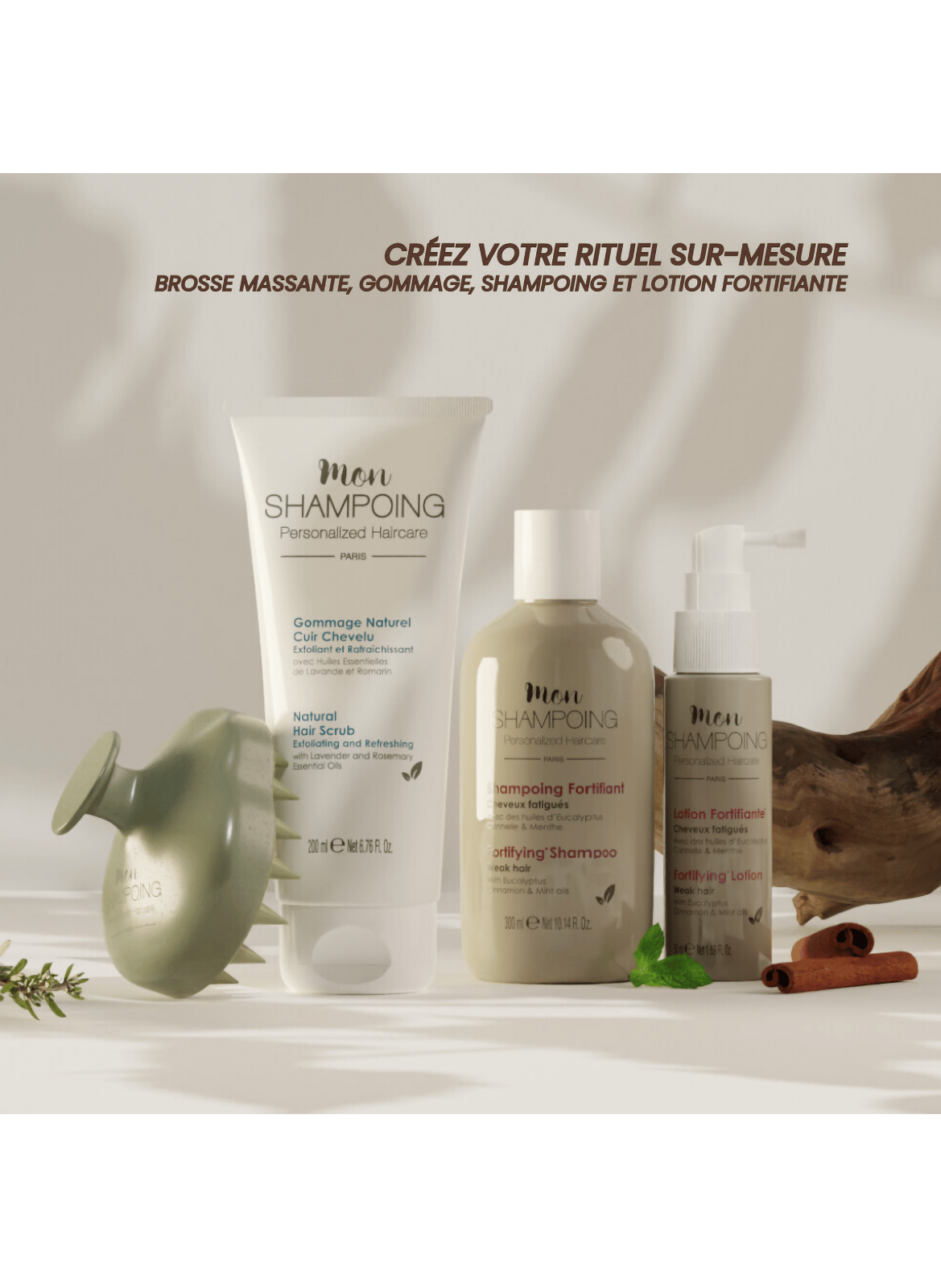 Natural Anti-Hair Loss Fortifying Shampoo MON SHAMPOING No color