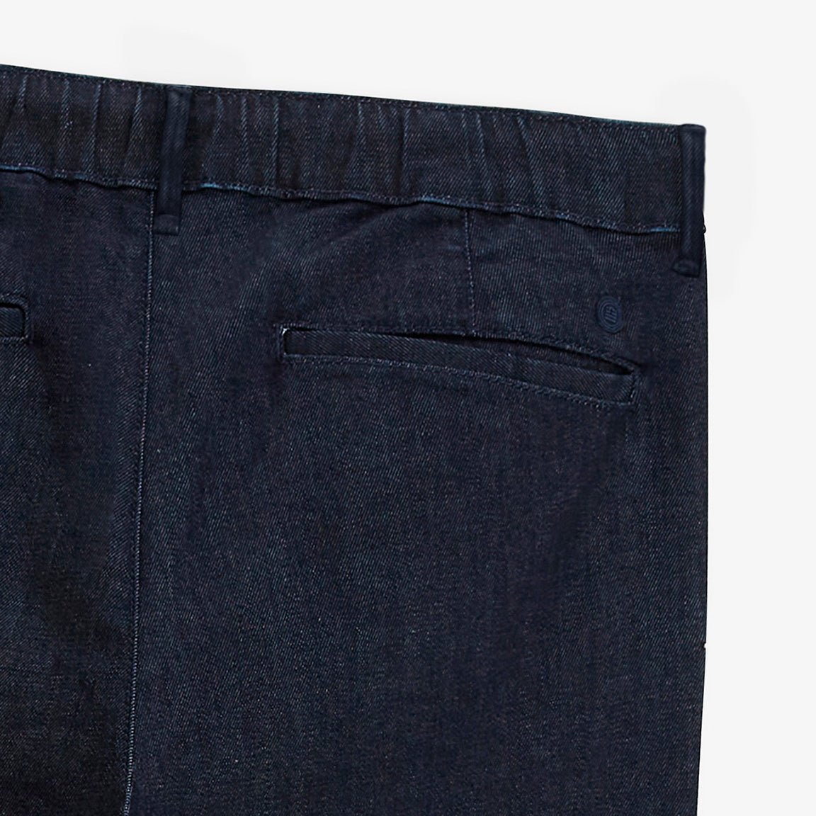 Stretch denim pants with elastic waistband SERGE BLANCO Blue