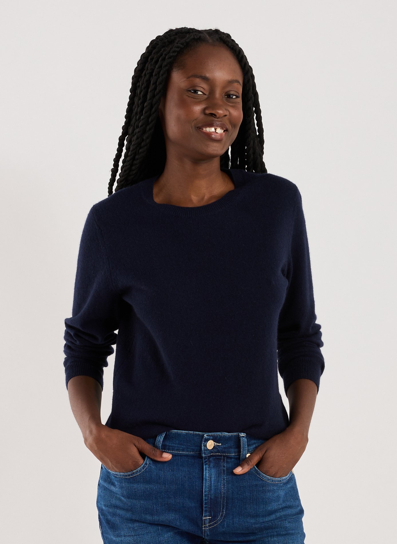 Cashmere sweater AU PRINTEMPS PARIS Blue