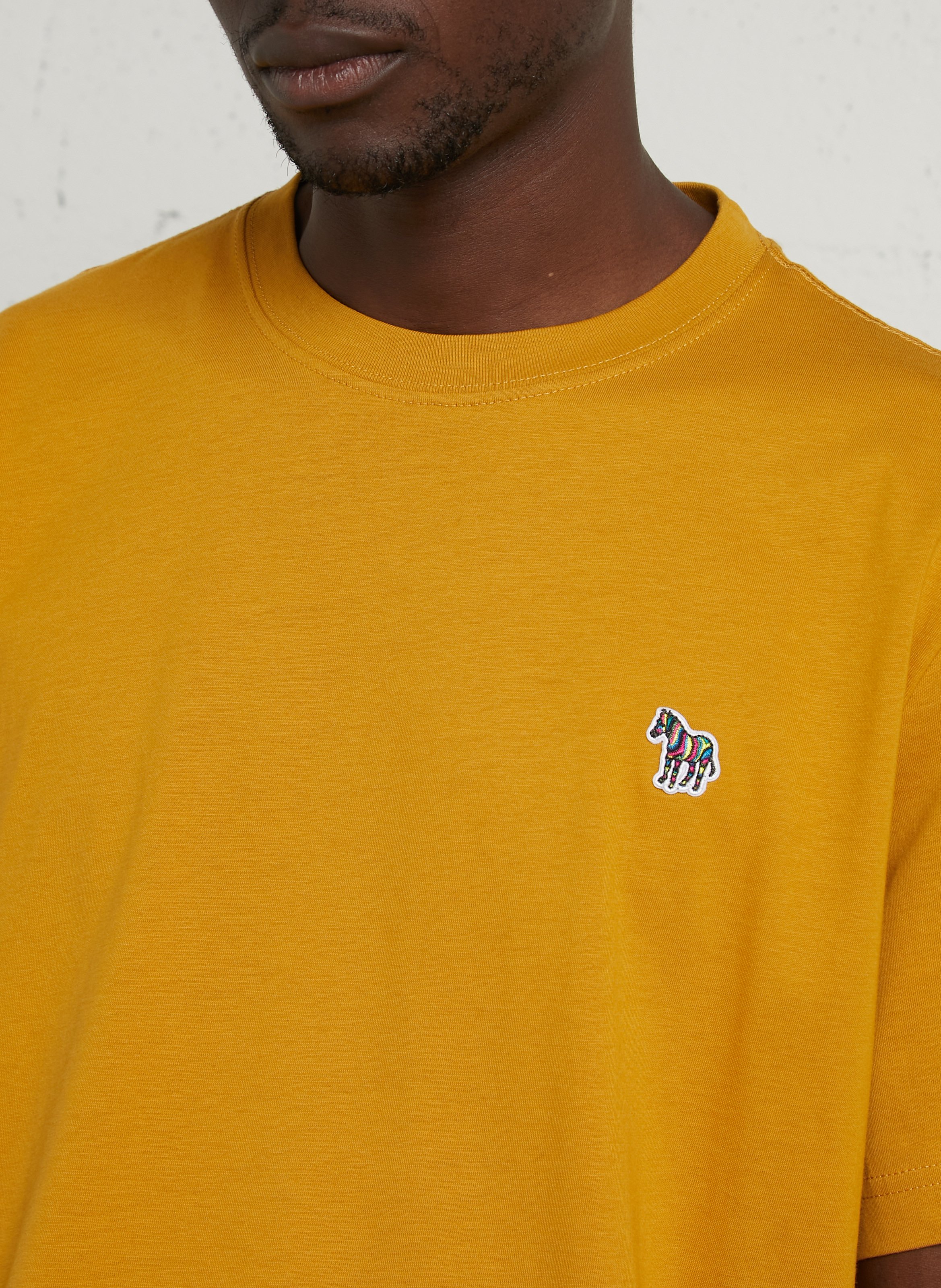 Tee-shirt col rond en coton bio PAUL SMITH Orange