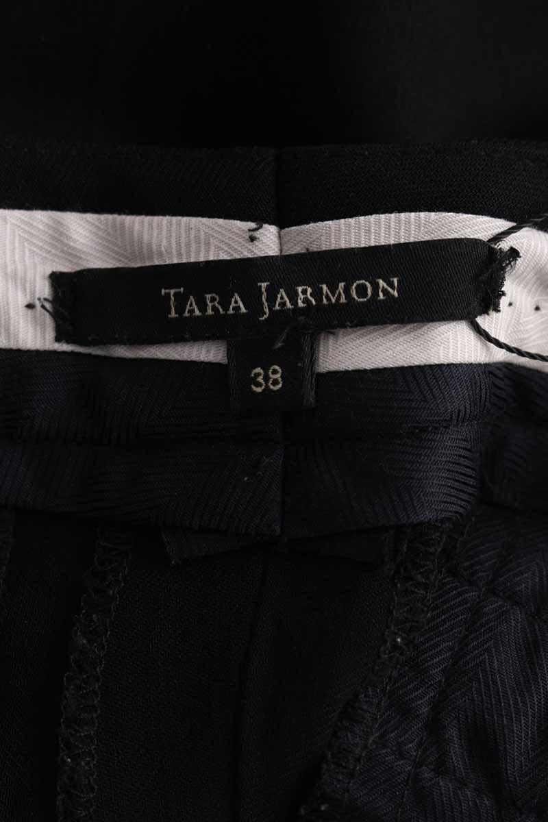 Slim trousers TARA JARMON - Seconde Main Black