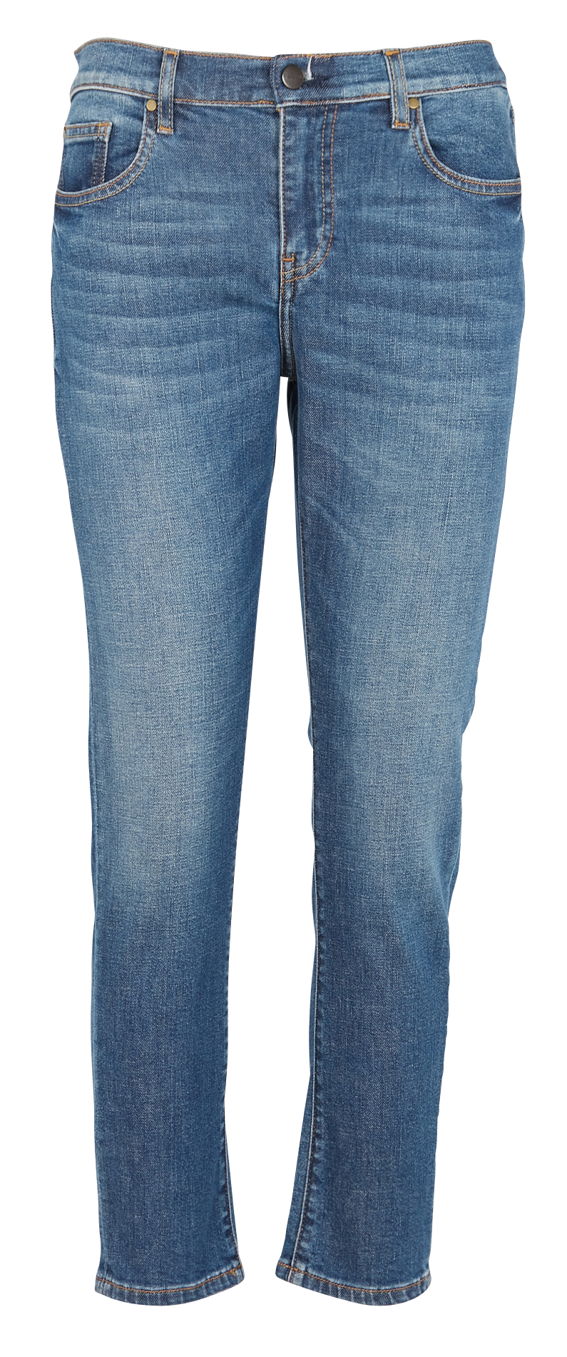 Slim-fit jeans met hoge taille ACQUAVERDE Blauw