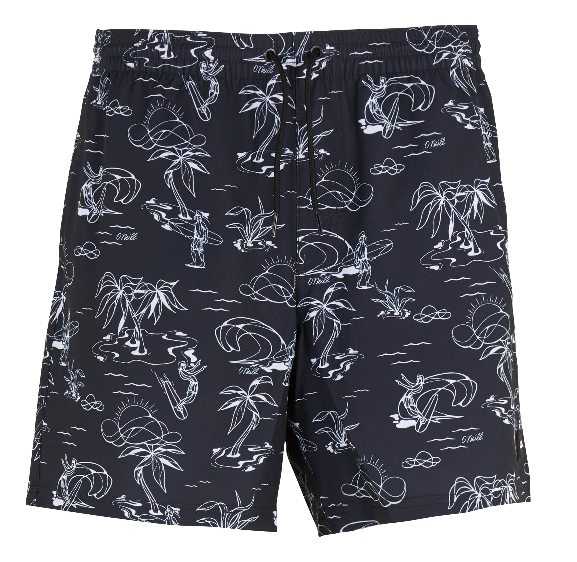Short de bain imprimé O NEILL Noir
