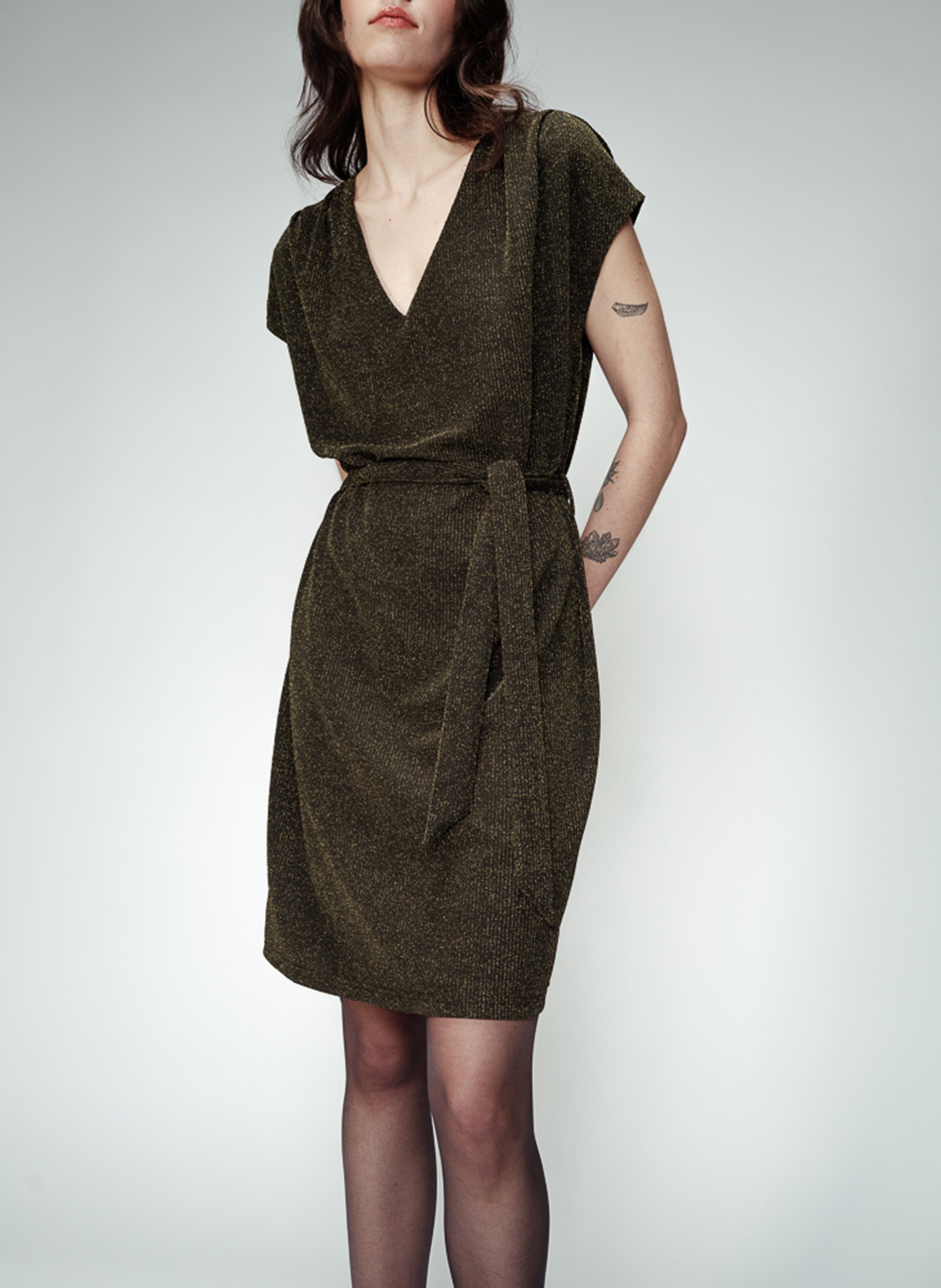 Belted dress GRACE ET MILA Golden