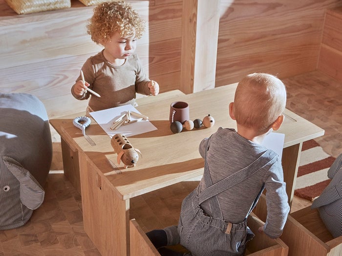 Wooden pencil holder OYOY LIVING DESIGN Beige