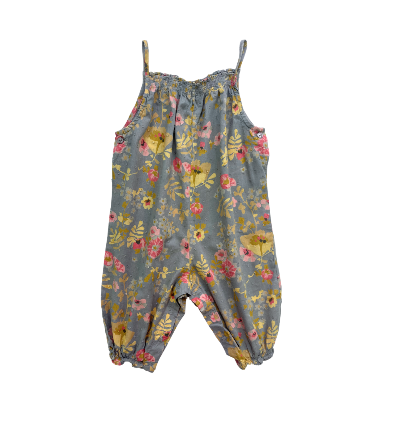 Baby dungarees - 6 months BONPOINT - Seconde Main Grey