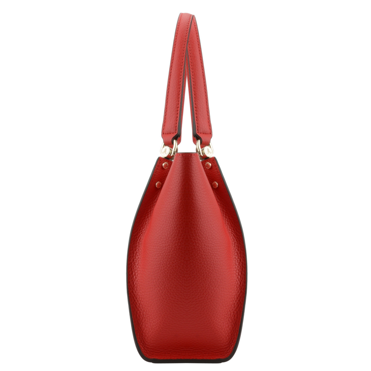 Billy L leather bag  POURCHET Red