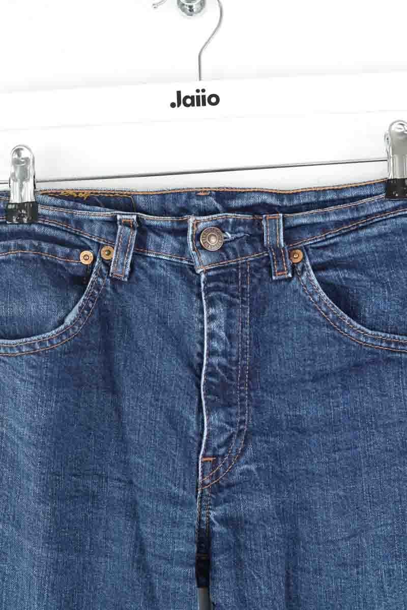 Cotton skinny jeans LEVI'S - Seconde main Blue