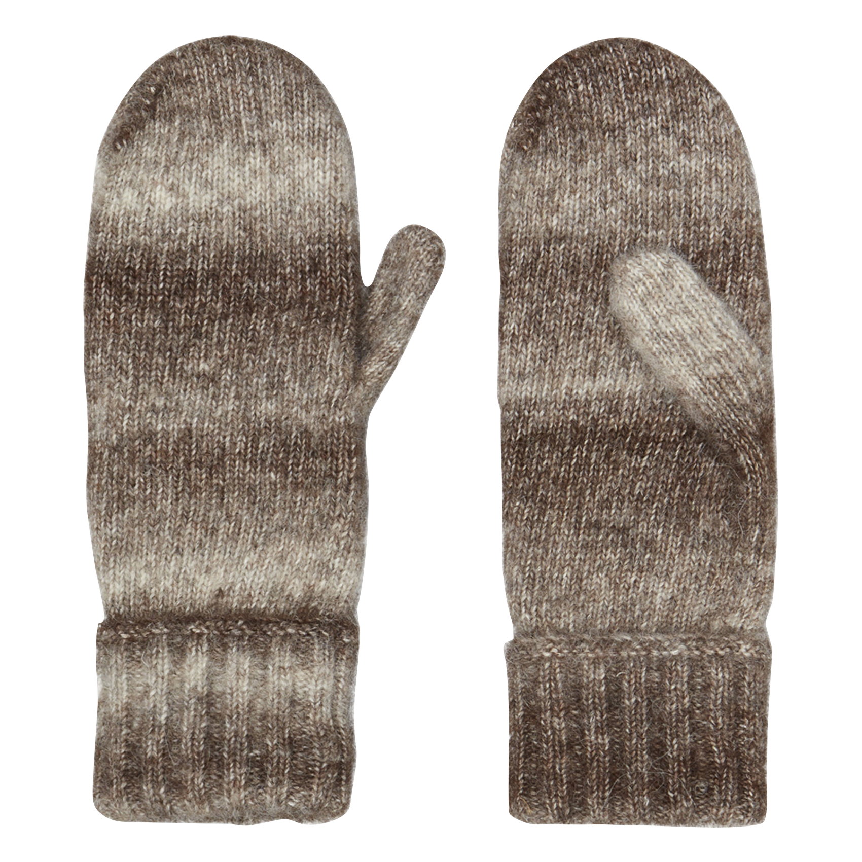 Woll- und Baumwollhandschuhe BECKSONDERGAARD Braun